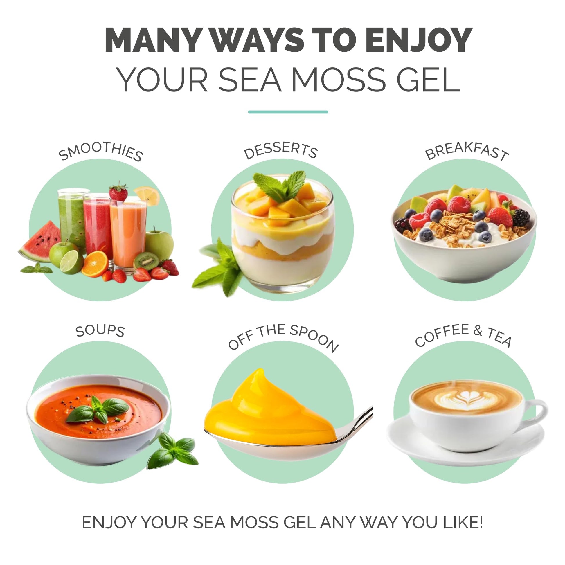 EverSmith Organics - Wildcrafted Irish Sea Moss Gel | Made in USA | Rich in Vitamins & Minerals | Sea Moss Gel Raw EverSmith Organics buy supplements canada