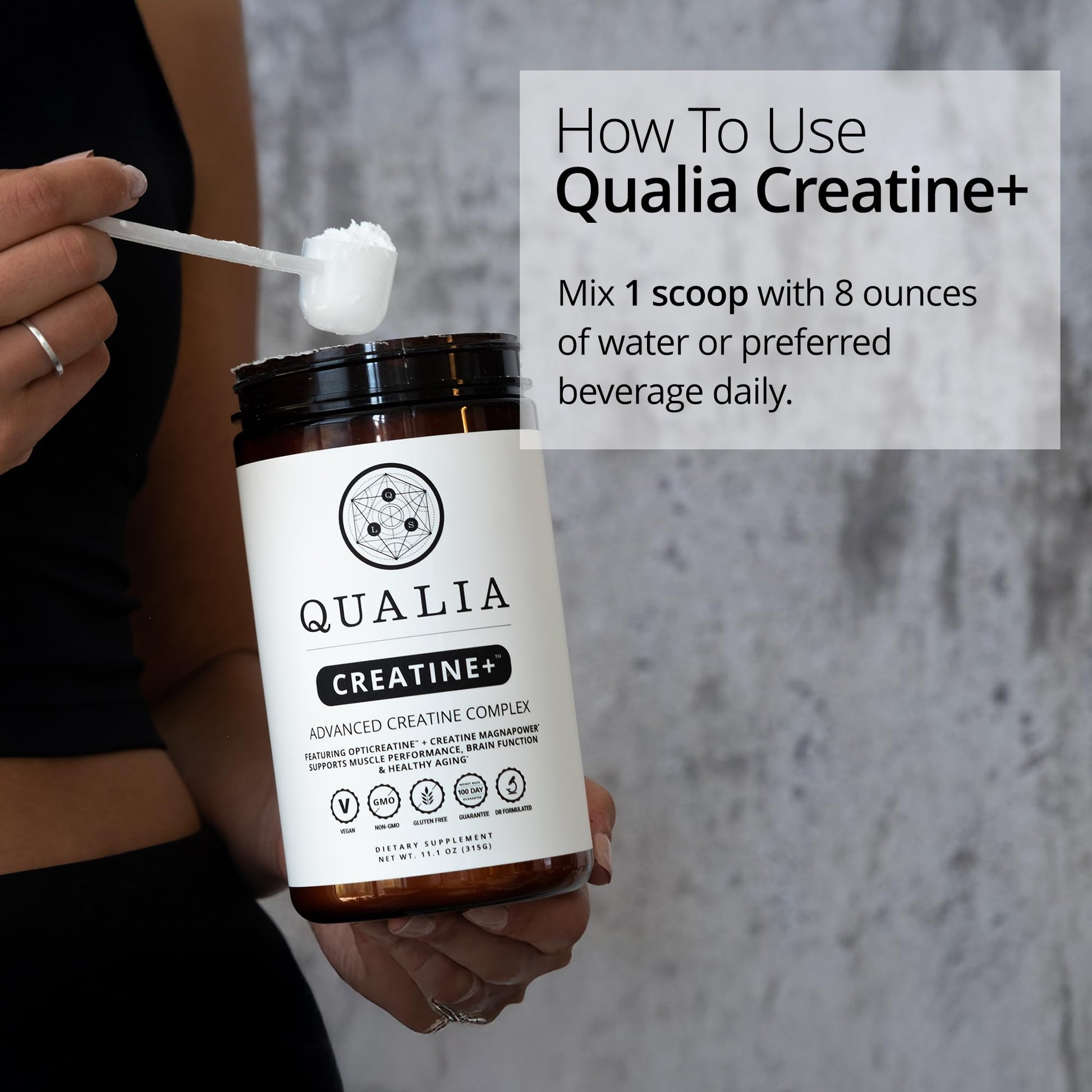 Qualia Creatine | Advanced Creatine Complex | 2 Sources + Magnesium | Optimized Absorption | Muscle Performance, Brain Function, & Healthy Aging QUALIA LIFE SCIENCES buy supplements canada