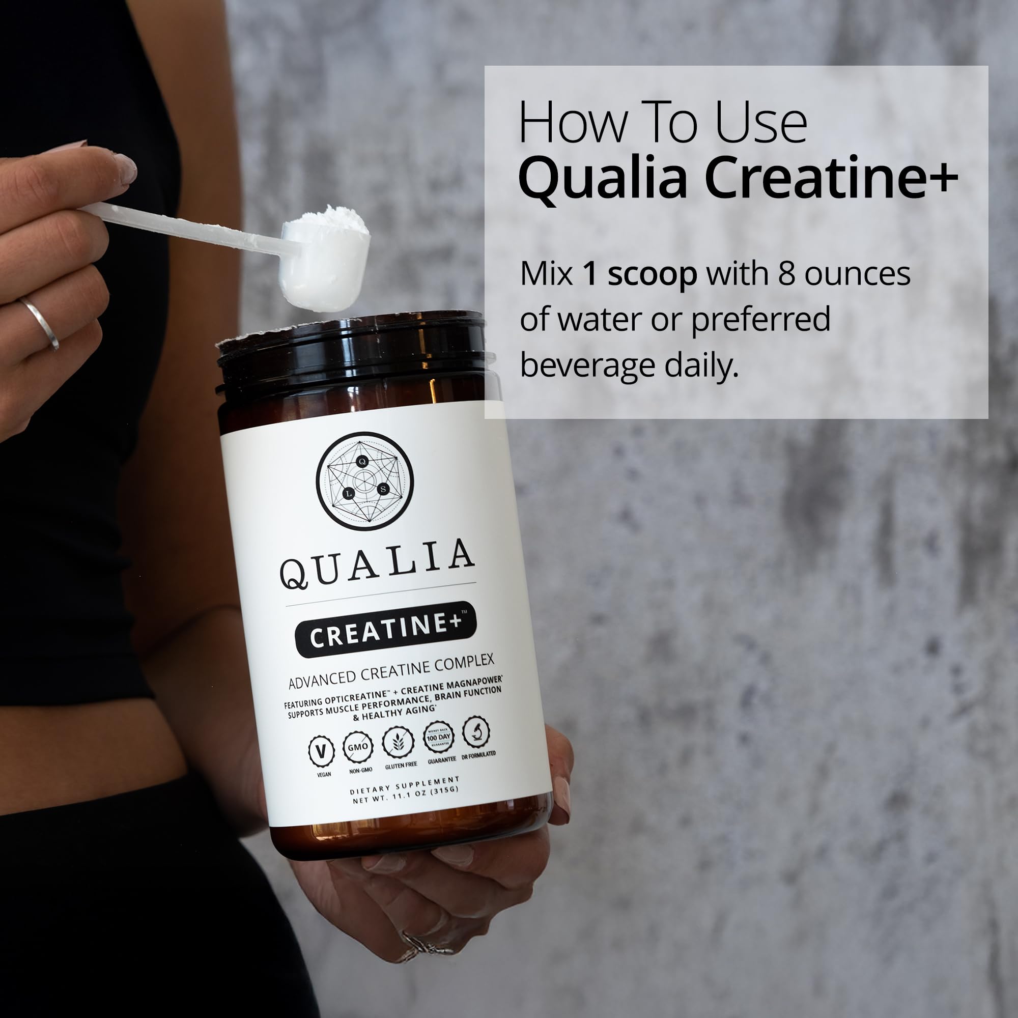 Qualia Creatine | Advanced Creatine Complex | 2 Sources + Magnesium | Optimized Absorption | Muscle Performance, Brain Function, & Healthy Aging QUALIA LIFE SCIENCES buy supplements canada