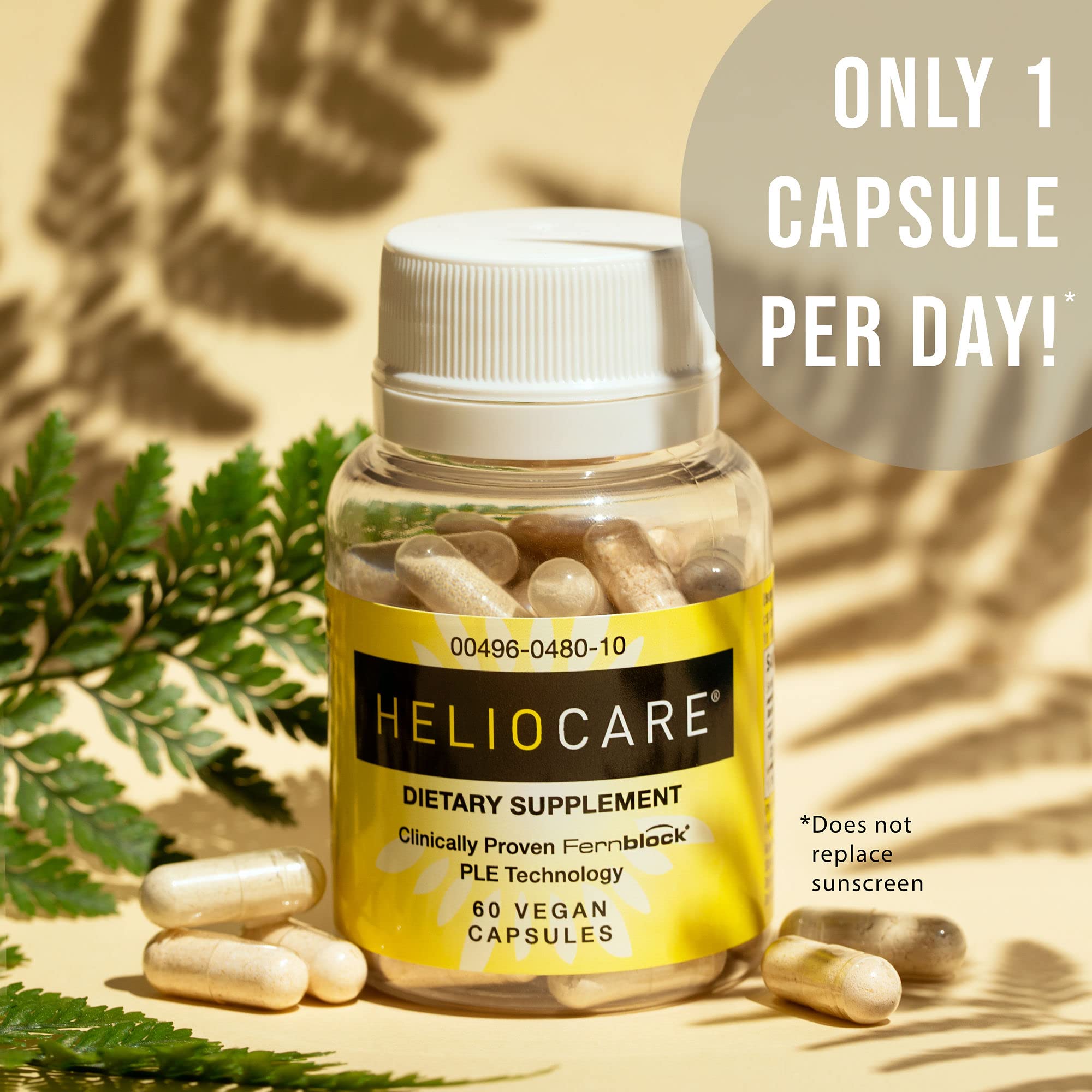 Heliocare Skin Care Dietary Supplement: 240mg Polypodium Leucotomos Extract Pills - Antioxidant Rich Formula with Fernblock Heliocare buy supplements canada