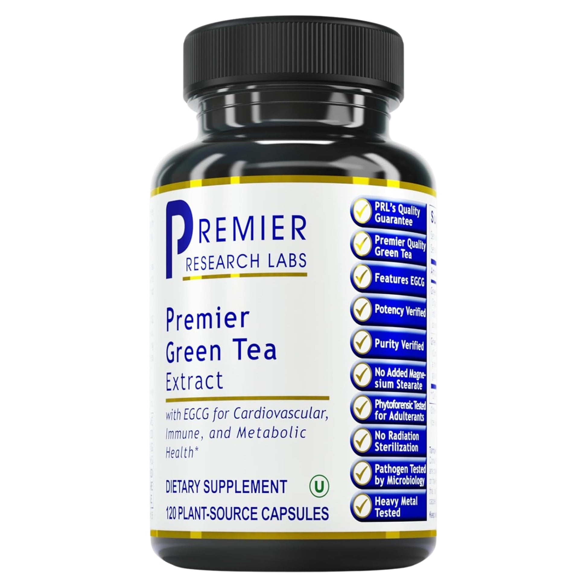Premier Research Labs Premier Green Tea Extract - Green Tea Capsules, Green Tea Extract Pills, Green Tea Supplement with ECGC, Camellia Sinensis, Pure, Vegan Friendly - 120 Vegetarian Capsules Premier Research Labs buy supplements canada