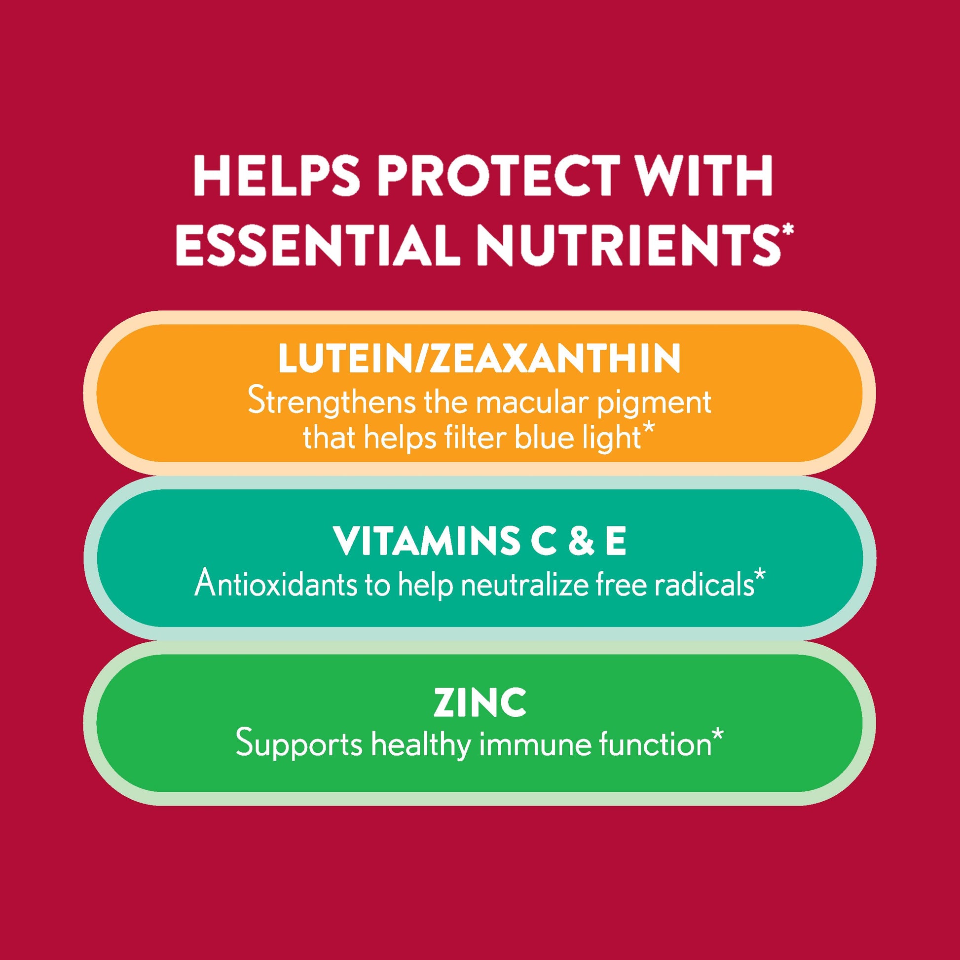 Ocuvite Vitamin & Mineral Supplement for Eye Health Adult Gummies Ocuvite buy supplements canada