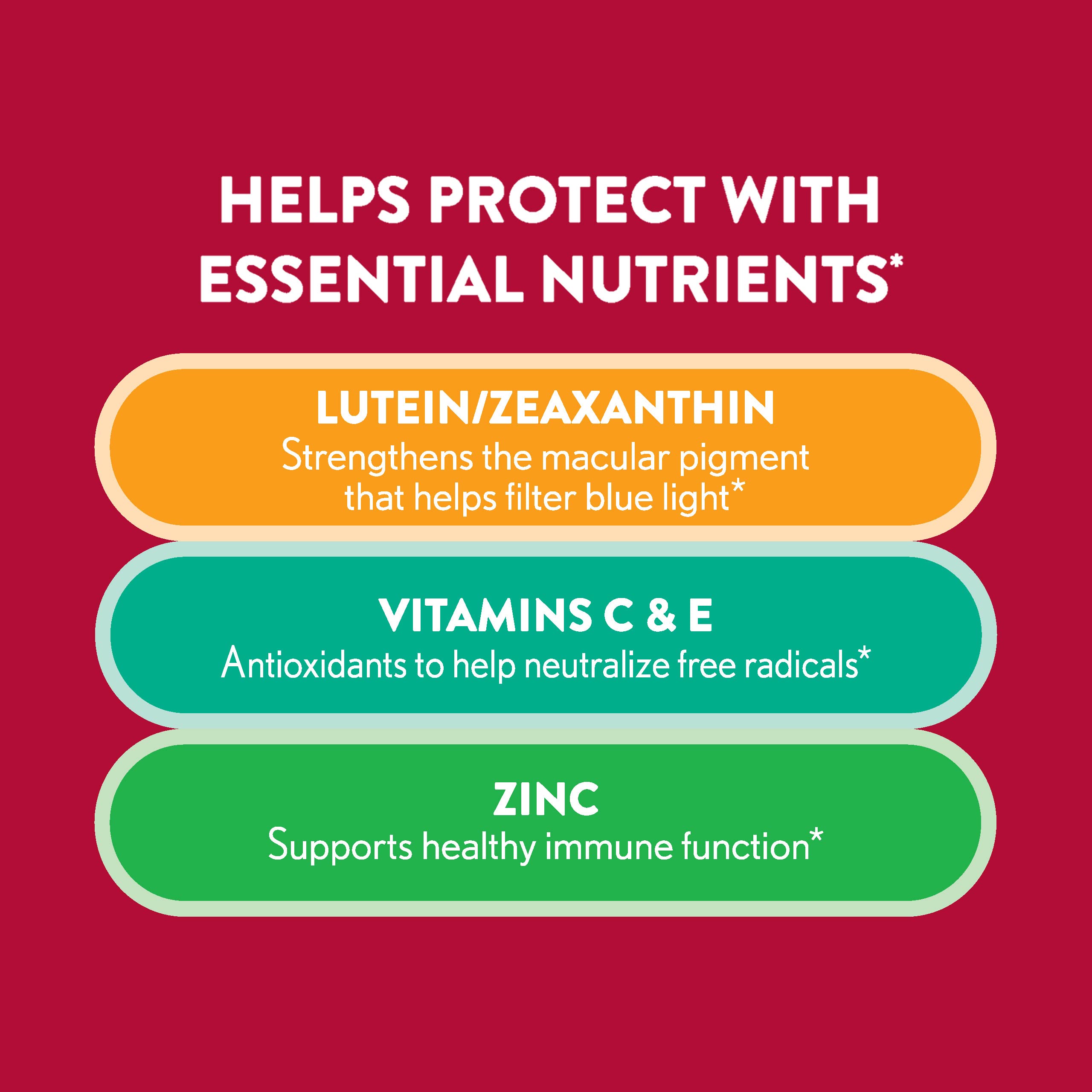 Ocuvite Vitamin & Mineral Supplement for Eye Health Adult Gummies Ocuvite buy supplements canada