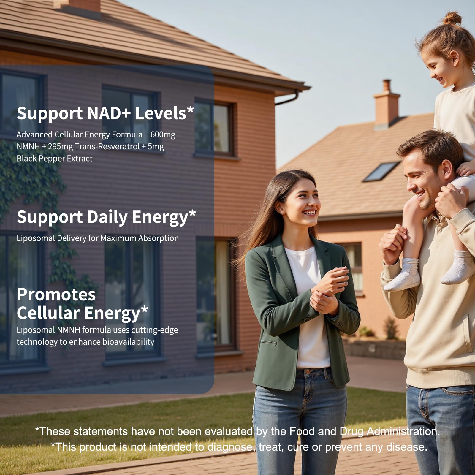 NUISM NMNH NAD+ Supplement, Liposomal 600mg NMN NAD+ and Resveratrol Complex for Cellular Energy, Healthy Aging & Metabolic Support, 90 Capsules NUISM buy supplements canada