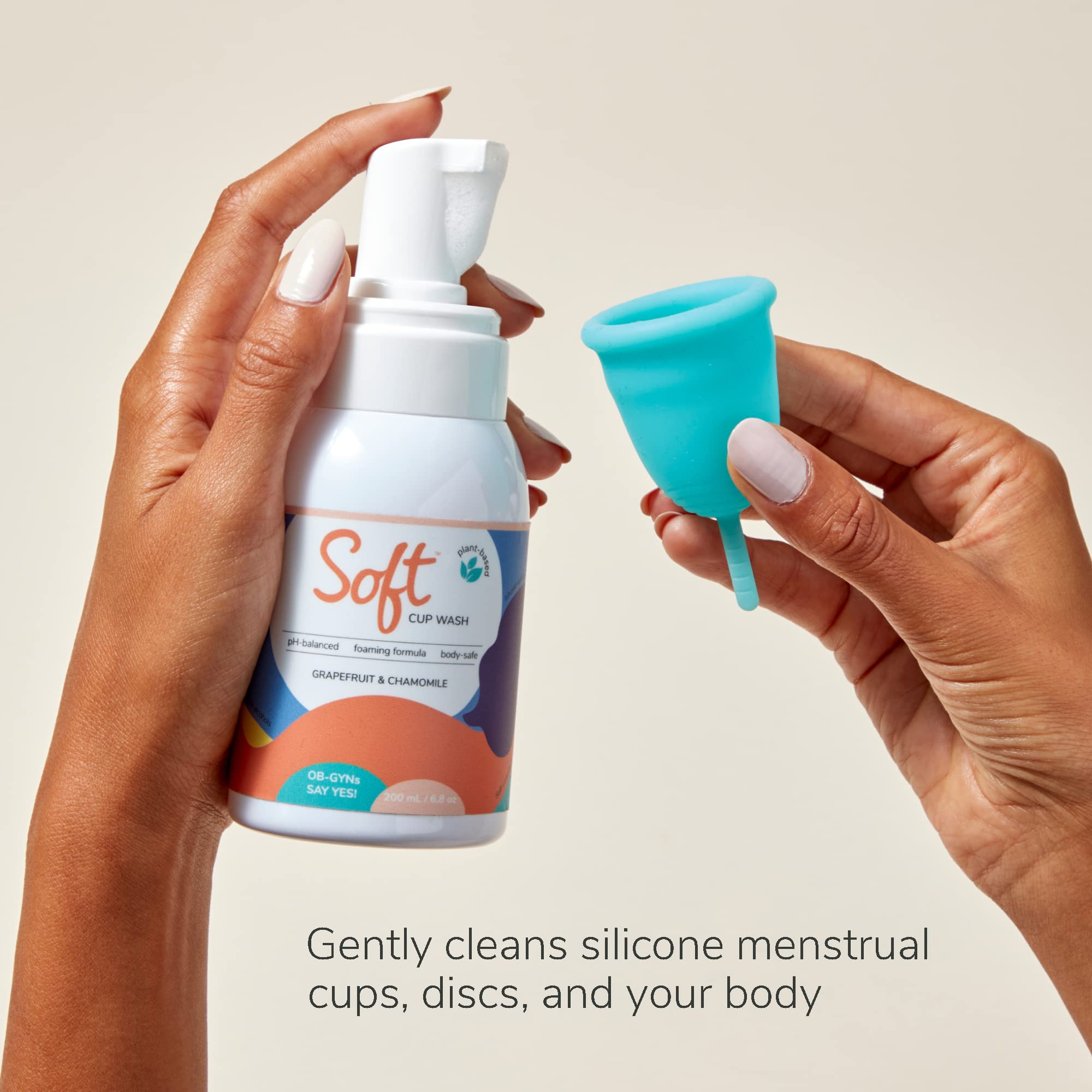 Soft Cup Wash | Menstrual Cup Cleanser for Silicone Period Cups | 6.8 oz | pH-Balanced Softcup buy supplements canada