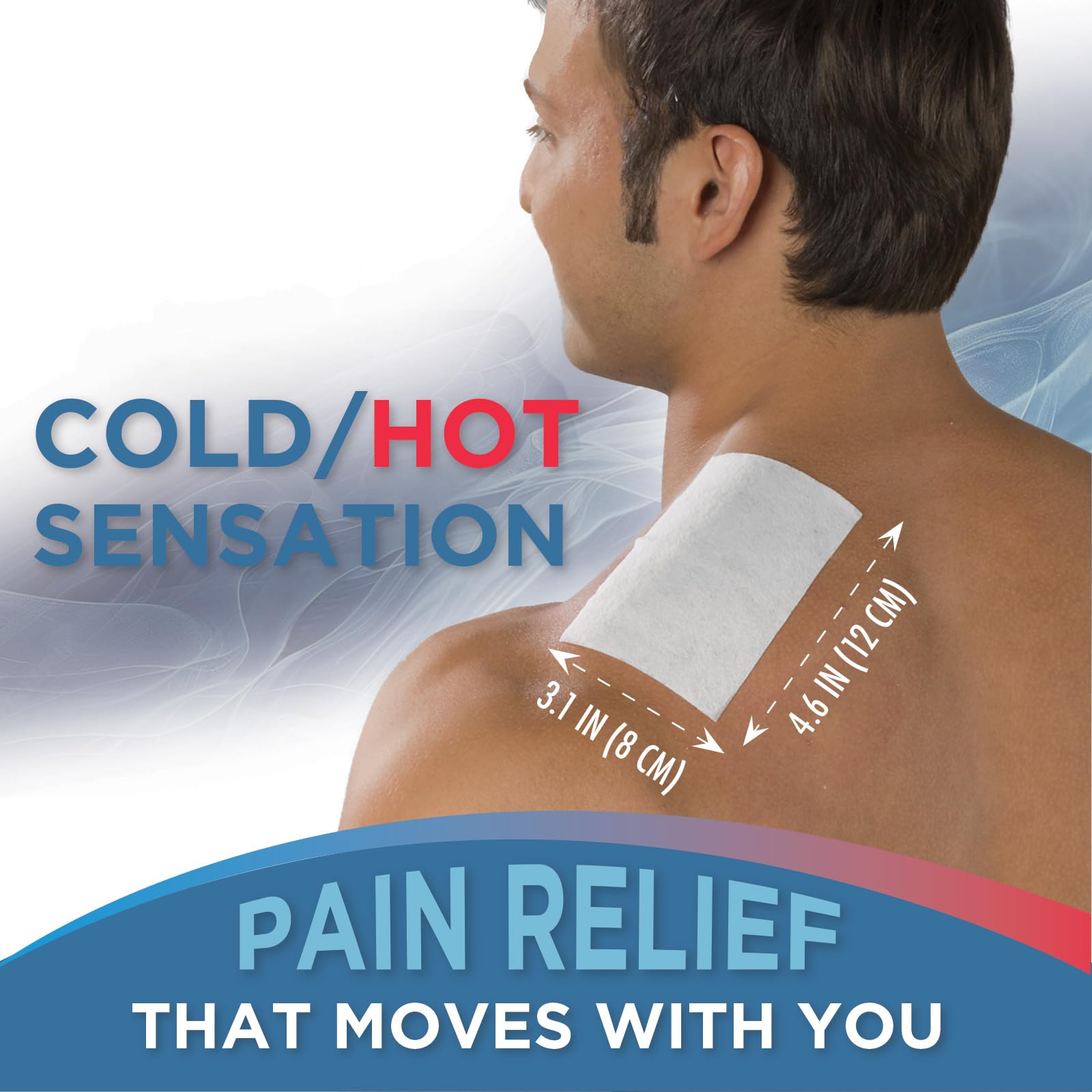 TheraCare Cold Hot Medicated Patch | 5% Menthol | Neck, Shoulder, Small Areas | 4.6” x 3.1” | 5-Count Thera Care buy supplements canada