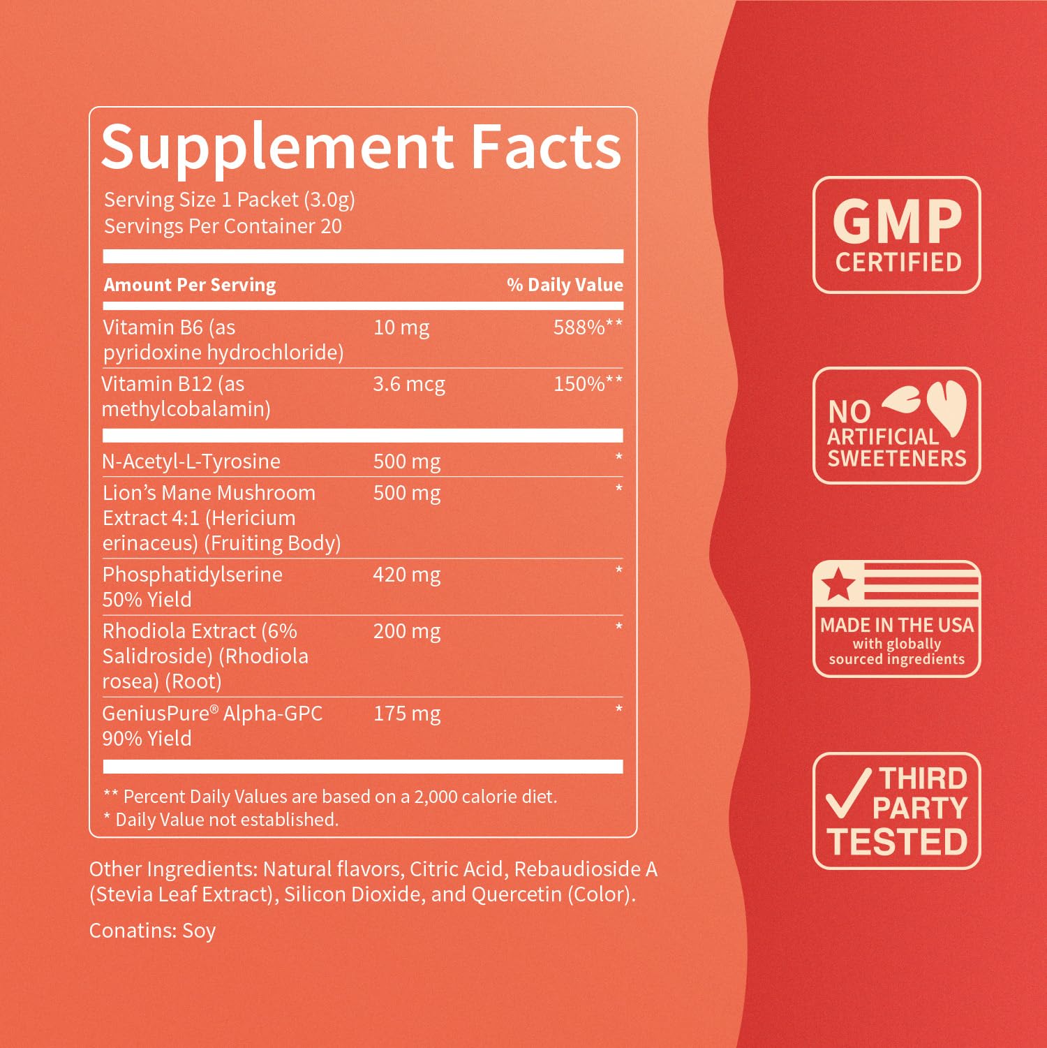 Nello Superfocus Mojito – Nootropic Focus Drink Mix, 20 On-The-Go Packets, Alpha GPC, Lion’s Mane, Rhodiola, Sugar-Free Nello buy supplements canada