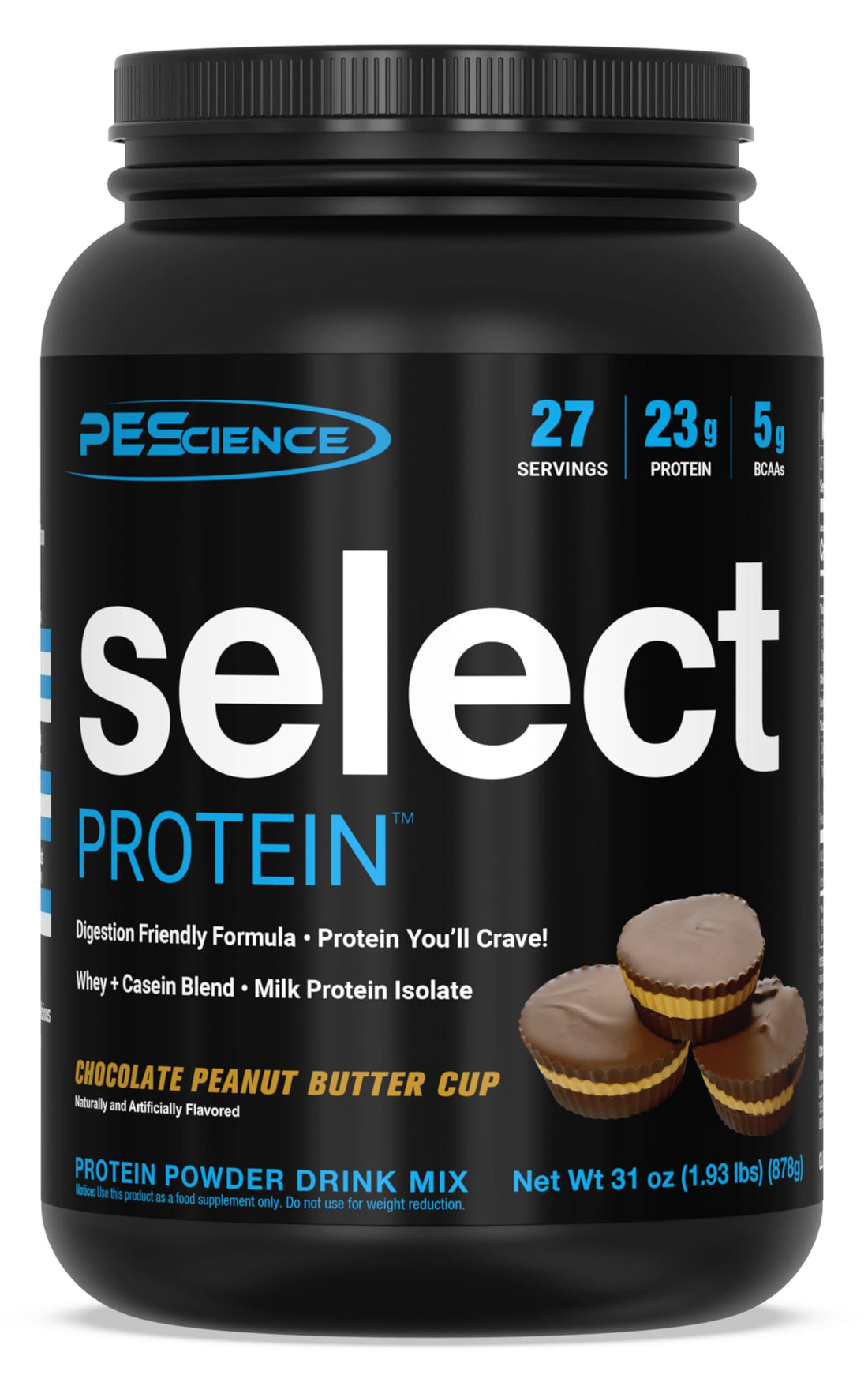 PEScience Select Low Carb Protein Powder, Chocolate Peanut Butter Cup, 27 Serving PEScience buy supplements canada