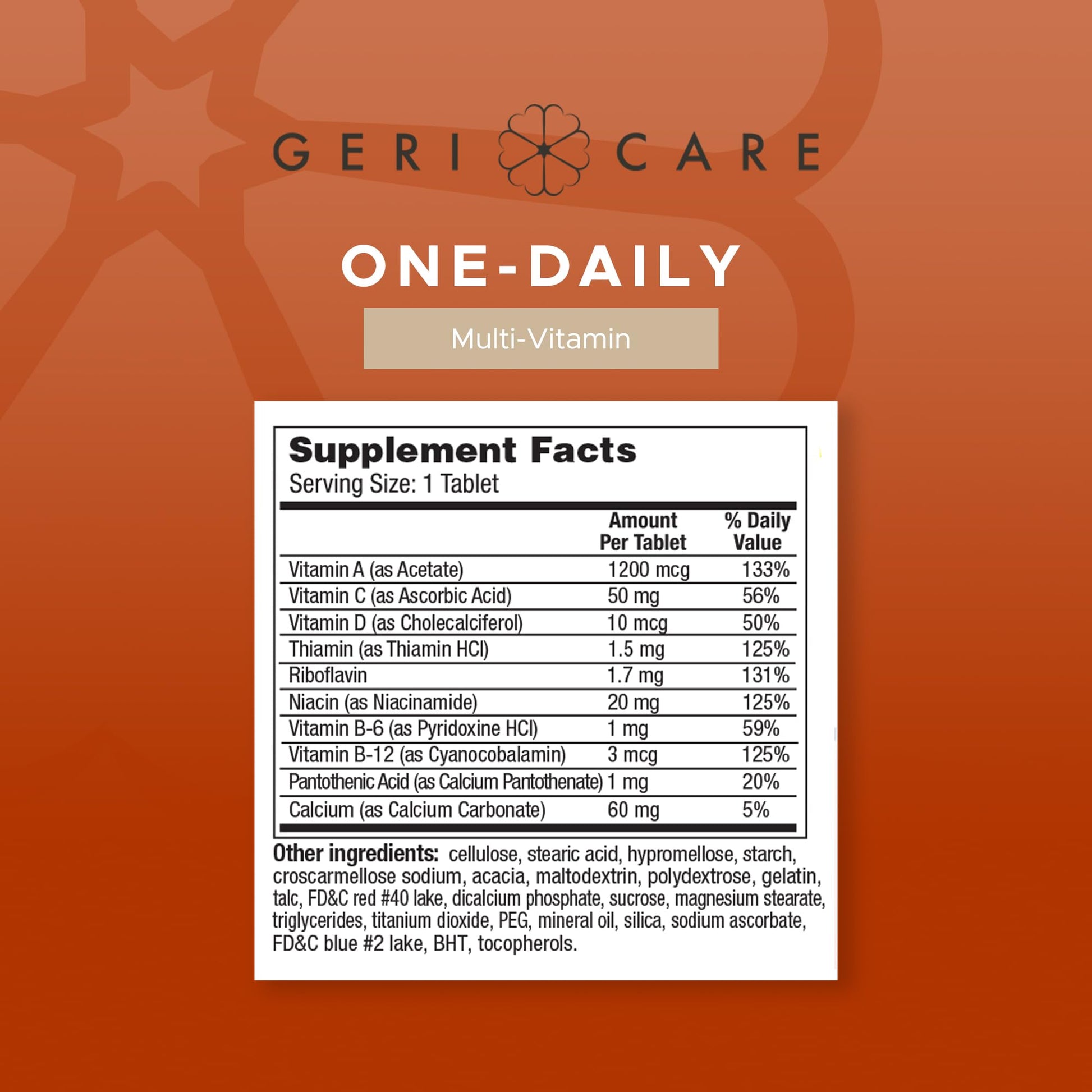 GeriCare One-Daily Multi-Vitamin & One-Daily Multi-Vitamin + Minerals Bundle – Complete Daily Nutritional Support with Essential Minerals for Energy GeriCare buy supplements canada
