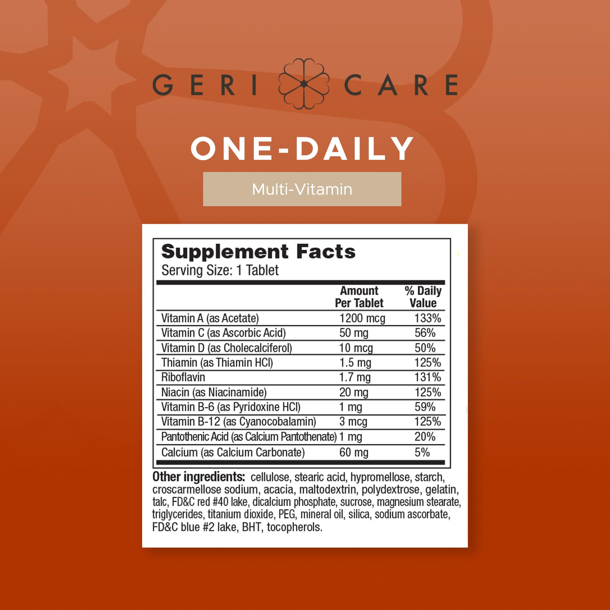 GeriCare One-Daily Multi-Vitamin & One-Daily Multi-Vitamin + Minerals Bundle – Complete Daily Nutritional Support with Essential Minerals for Energy GeriCare buy supplements canada