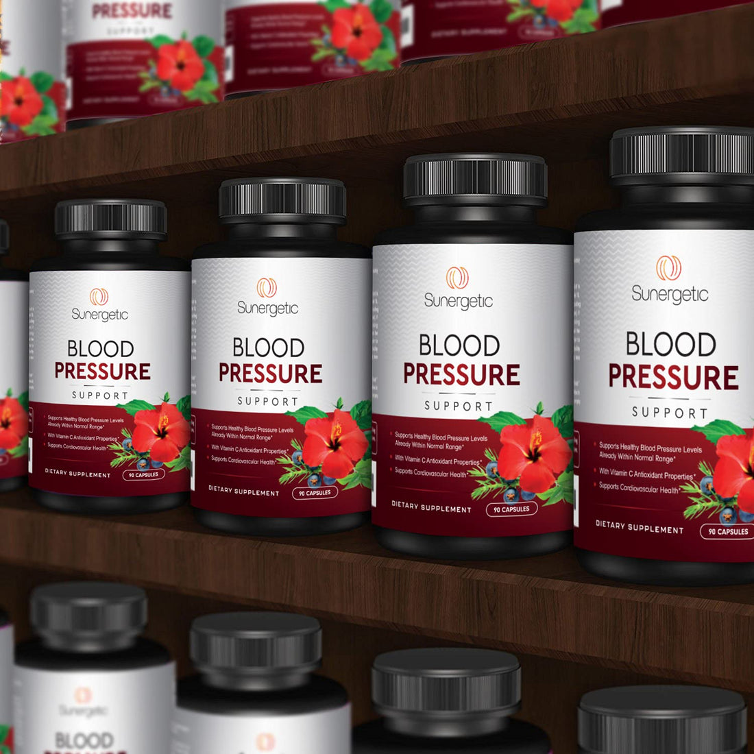 Premium Blood Pressure Support Supplement For Cardiovascular & Heart Health with Garlic Sunergetic buy supplements canada