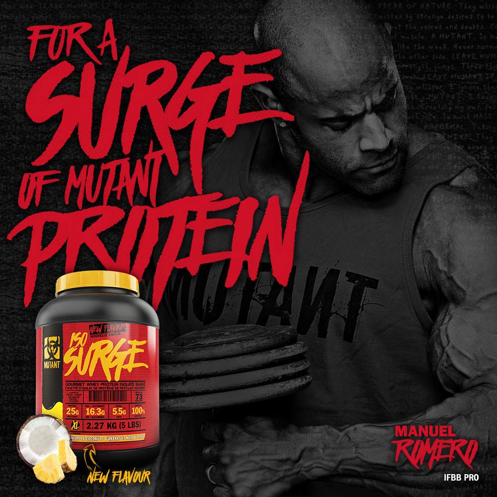 MUTANT ISO Surge – Pure whey Protein Isolate Powder, Low carb, Low Fat, Digestive Enzyme Boosted Mutant buy supplements canada