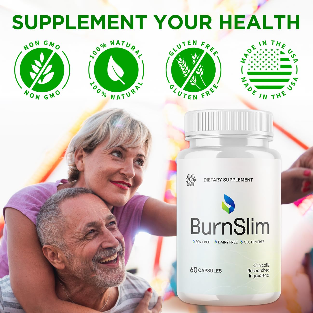 (5 Pack) Burn Slim Capsules, Official Burnslim Pills with All Natural Ingredients, Advanced Burn Slim Health and Wellness Supplement Supporting Active Lifestyle for Women and Men (300 Capsules) MJO buy supplements canada