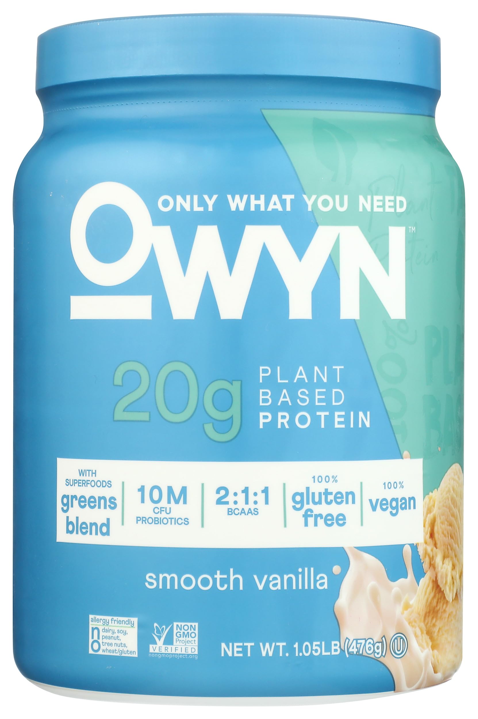 OWYN Only What You Need Plant-Based Protein Powder, Smooth Vanilla, 1.05 lbs OWYN Only What You Need buy supplements canada