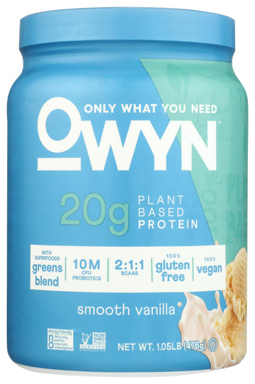 OWYN Only What You Need Plant-Based Protein Powder, Smooth Vanilla, 1.05 lbs OWYN Only What You Need buy supplements canada