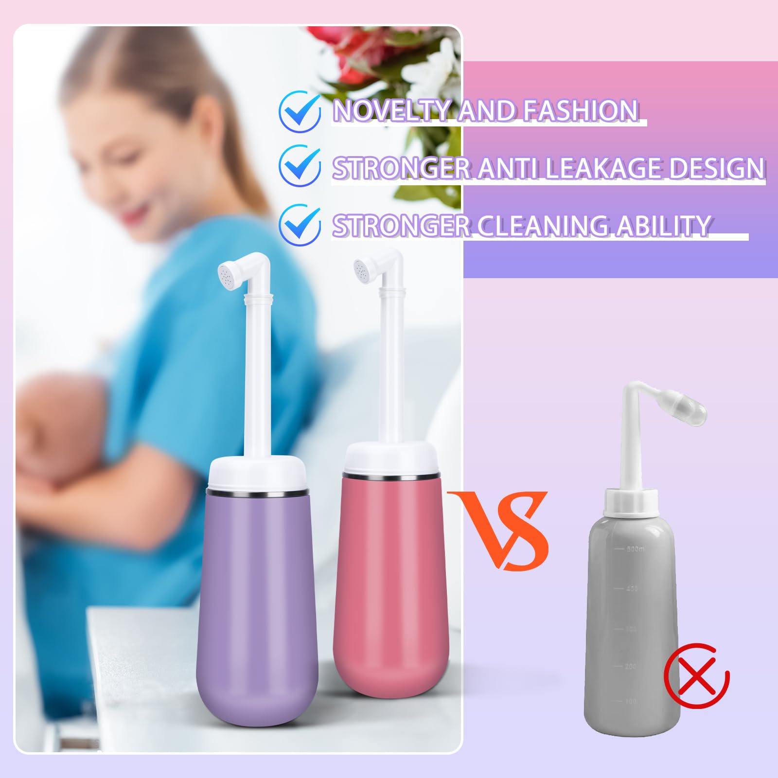 Peri Bottle for Postpartum Care, 13.5 OZ Perineal Bottle for Recovery and Cleansing After Birth VicnKioH buy supplements canada