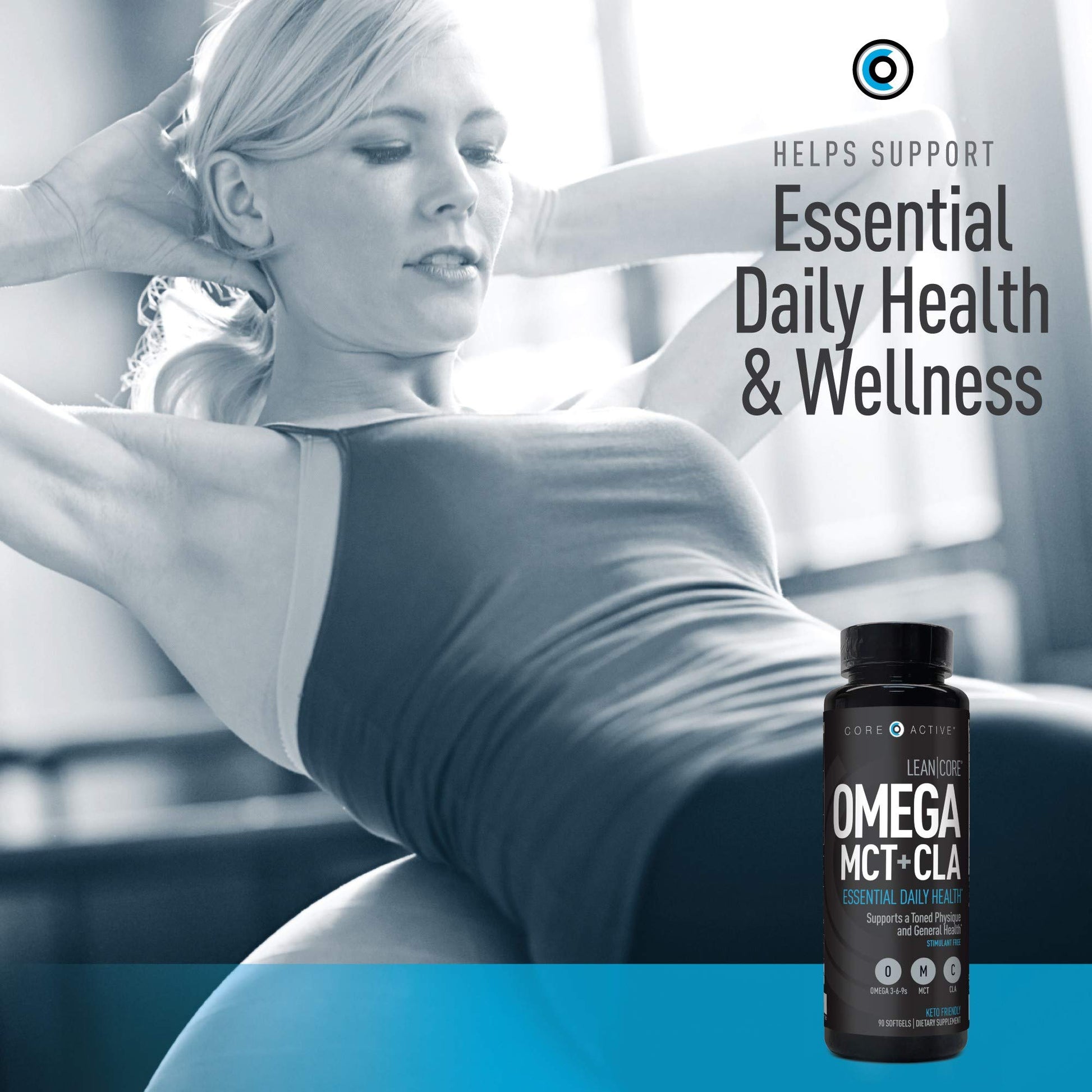 Lean CORE Omega MCT + CLA - Stimulant Free Health Formula, Lean Muscle & Toned (CORE)ACTIVE buy supplements canada