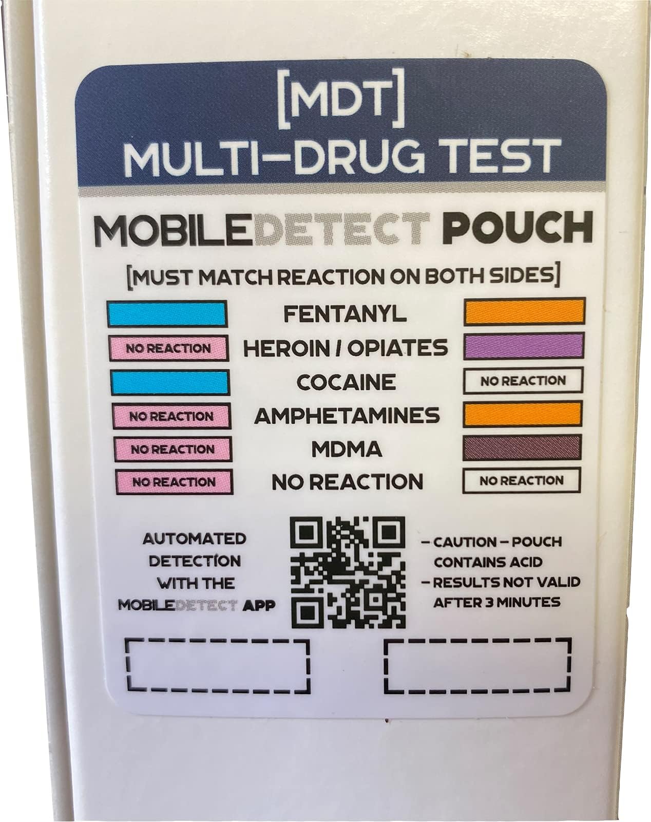 MobileDetect Pouch Residue Detection Multi-Drug Test Kit - Rapid Surface Residue Detector MobileDetect Pouch buy supplements canada