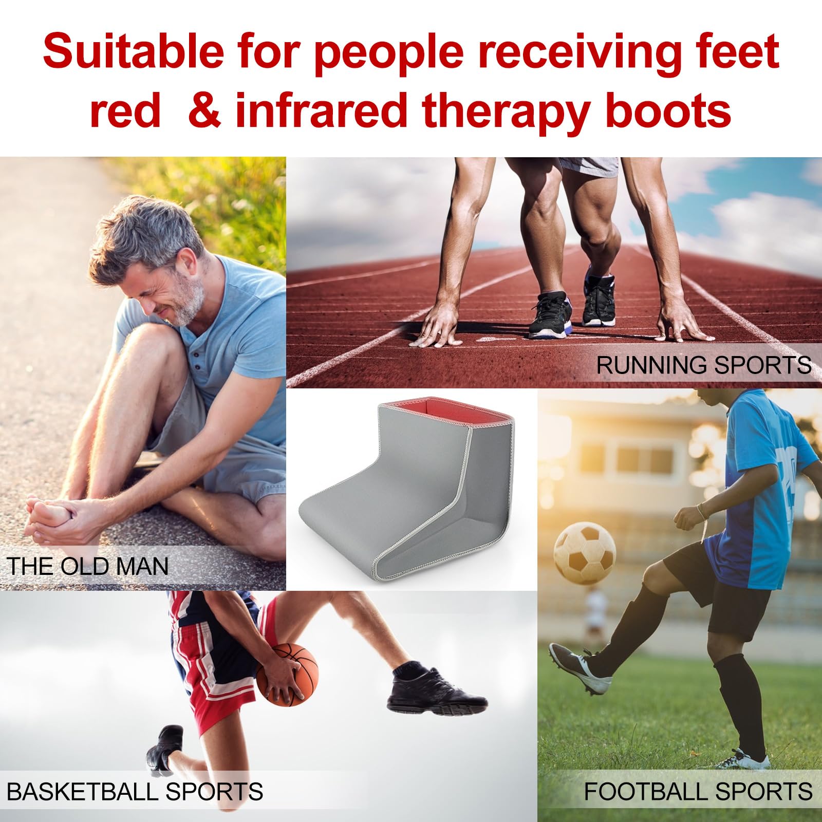 Red Light Therapy Boot for Feet, Infrared Light Therapy Slipper for Perfect Foot Care, Ideal for Ankle Rutollmit buy supplements canada