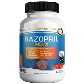 GREENVIFY Bazopril Max Maximum Strength Dietary Supplement, 60 Capsules, with Herbal Blend, Vitamins & Minerals (1) GREENVIFY buy supplements canada