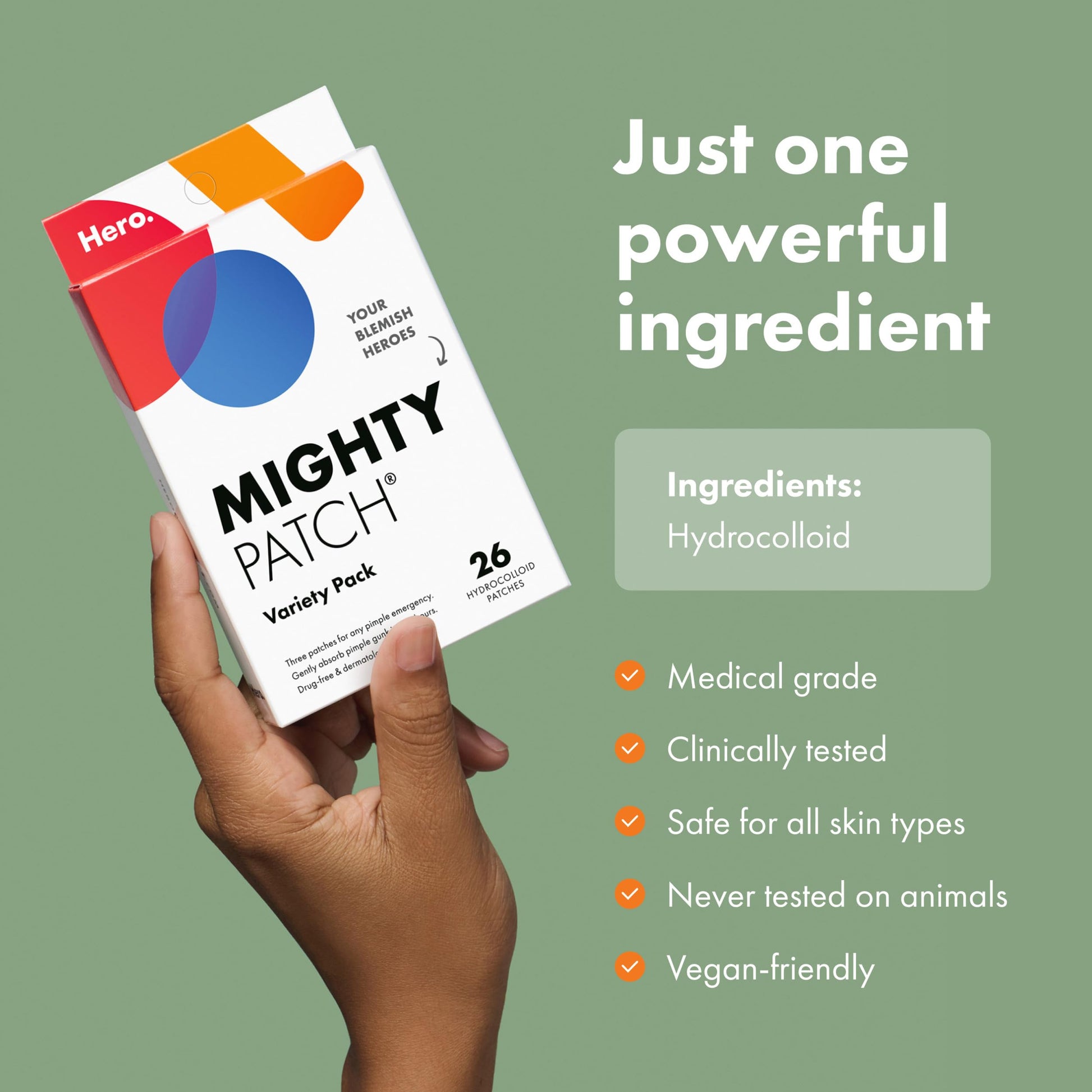 Mighty Patch™ Variety Pack from Hero Cosmetics - Hydrocolloid Acne Pimple Patches for Covering Zits and Blemishes Mighty Patch buy supplements canada