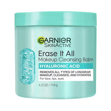 Garnier Erase It All Makeup Cleansing Balm with Hyaluronic Acid, Replumping Facial Cleanser and Makeup Remover, 4.2 Oz Garnier buy supplements canada