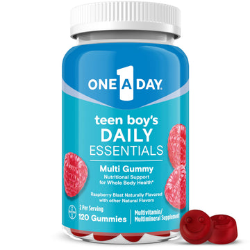 One A Day Teen Boy’s Daily Essentials Multivitamin Gummies, Teen Boy Vitamins with Vitamin C, Vitamin D, Bone Health, Immune Health ONE A DAY buy supplements canada