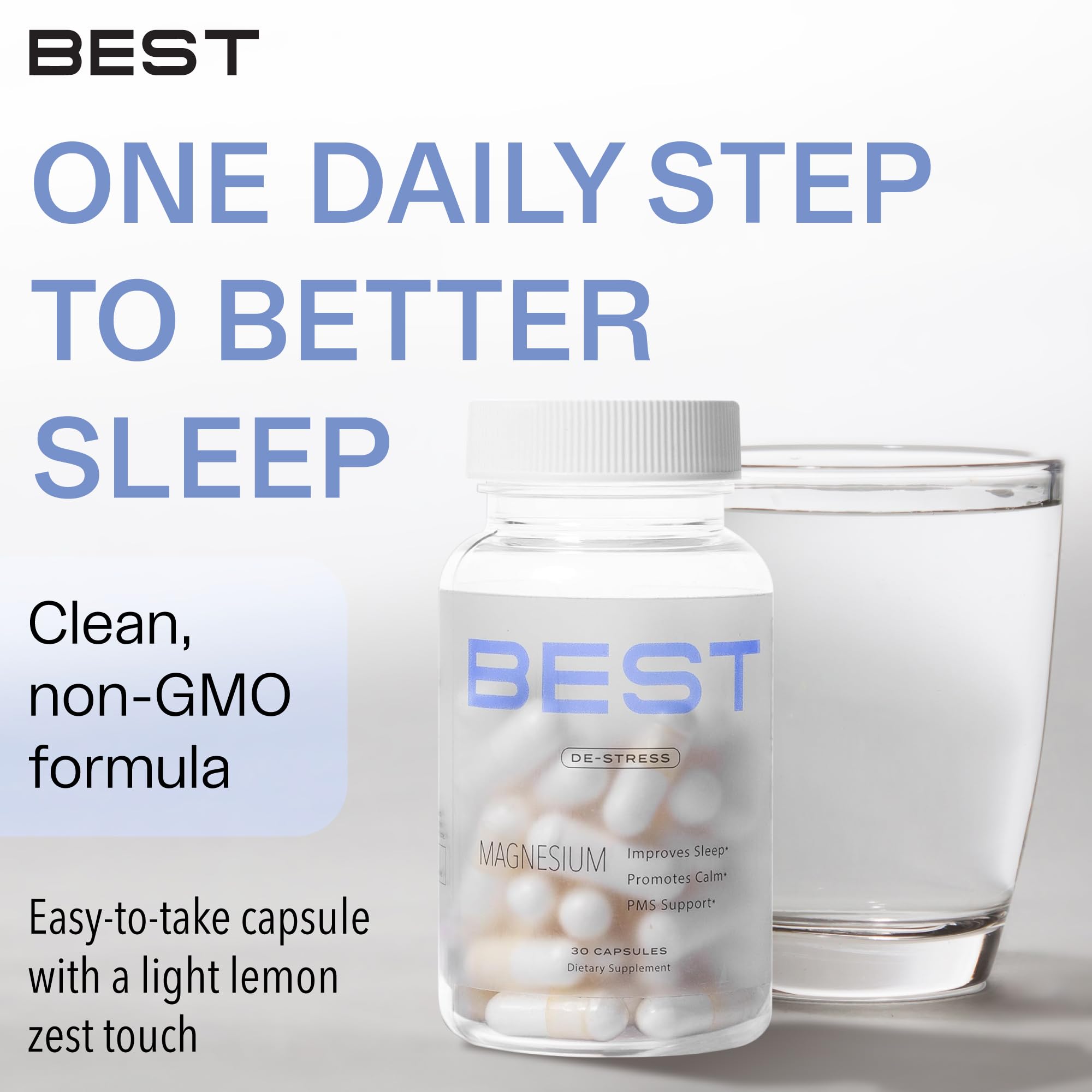 BEST Magnesium Glycinate Supplement for Women - High Absorption, Breakthrough for Sleep, Stress - Menopause Symptoms, Magnesium for Women Over 40 - Gentle on Stomach, Non-GMO, Vegan - 30 Day Supply BEST Supplements buy supplements canada
