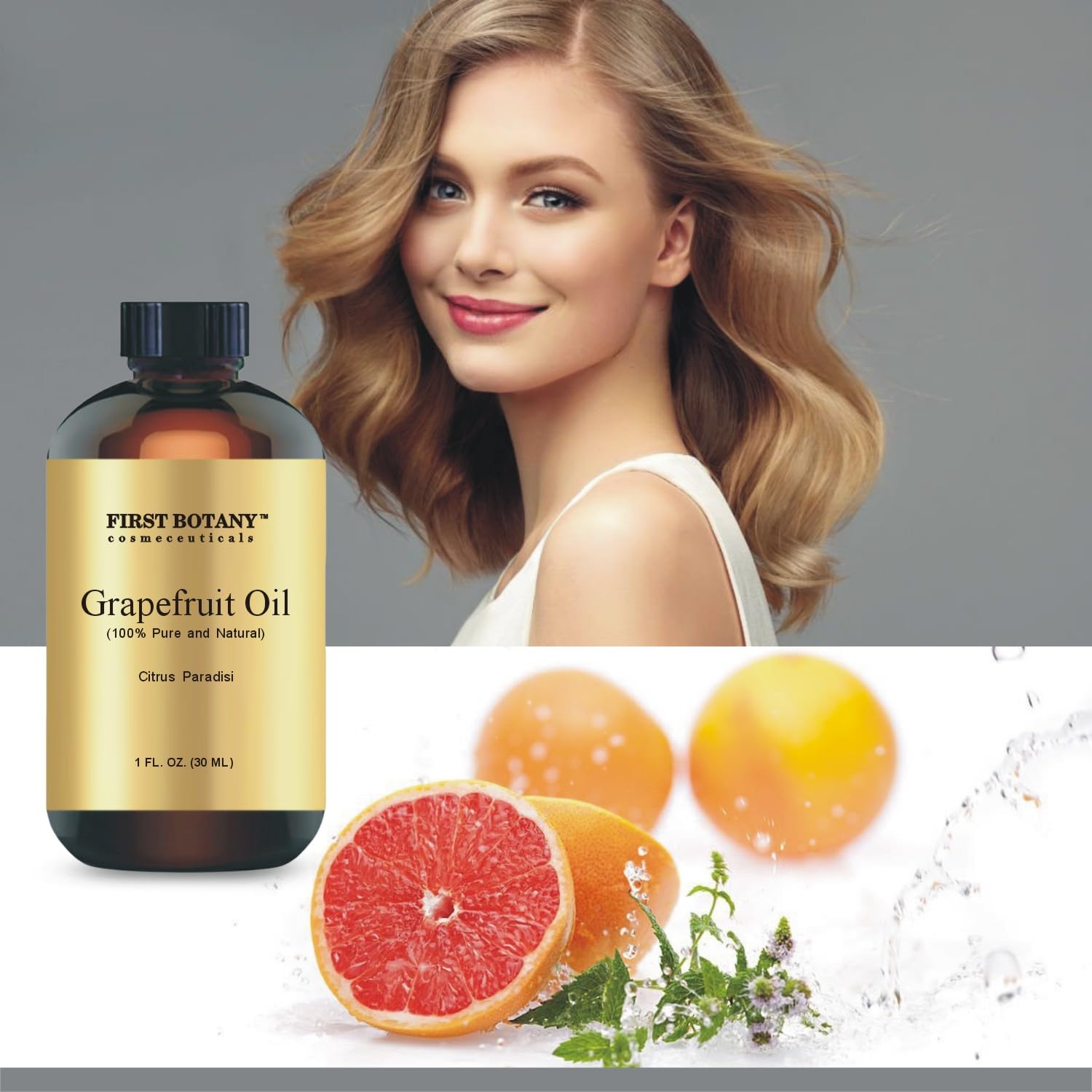100% Pure Essential Oil - Premium Oil for Aromatherapy, Massage, Topical & Household Uses - 1 fl oz (Grapefruit) First Botany buy supplements canada