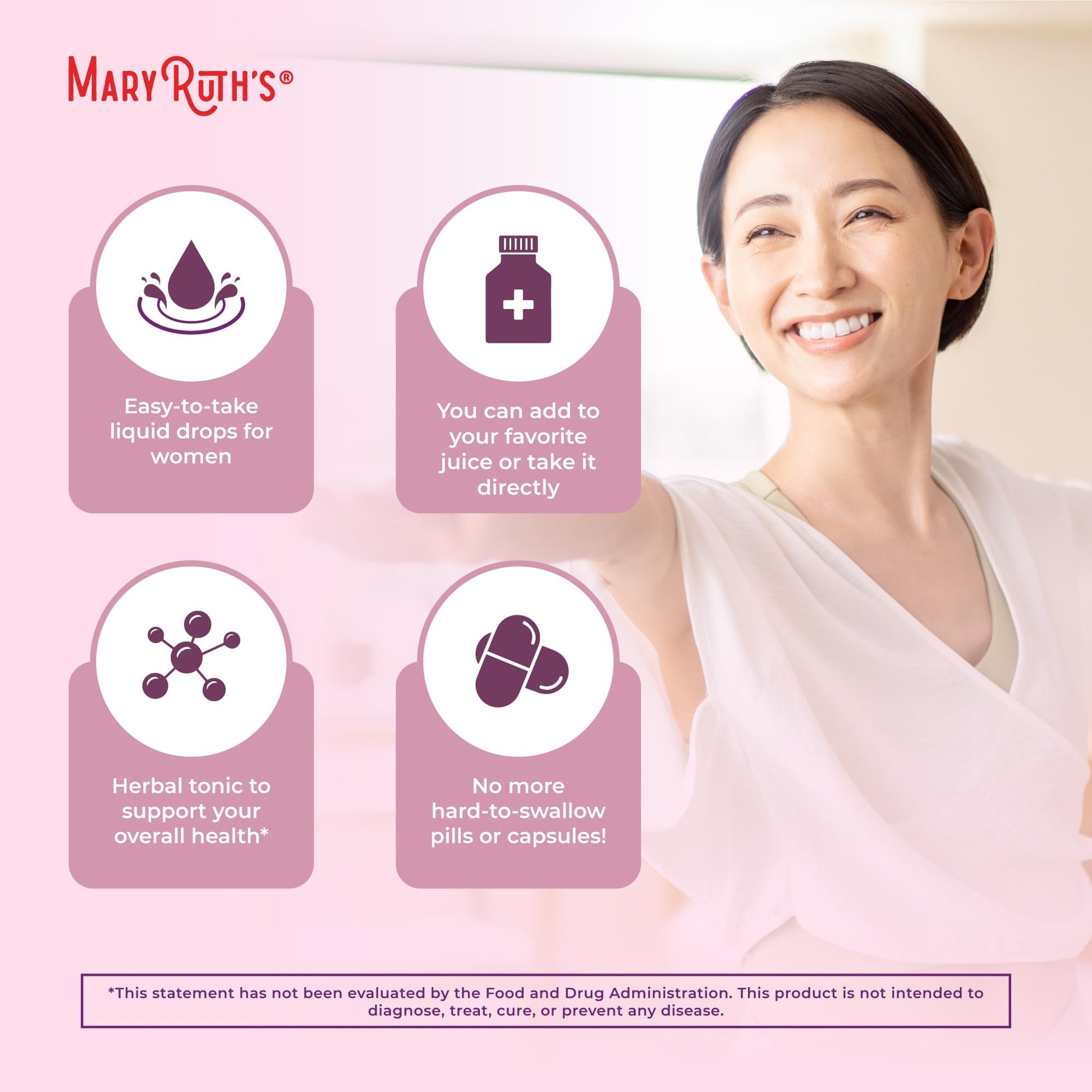 MaryRuth Organics USDA Organic Women's Wellness Liquid Herbal Supplements | Includes Stinging Nettle, Raspberry Leaf, Eleuthero Root, Chaste Tree Berry | Menstrual Support | Non-GMO, Vegan MARYRUTH'S buy supplements canada