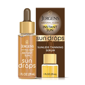 Jergens Natural Glow Instant Sun Drops, Sunless Tanning for Face and Body, Instant Sun Bronzing Drops, Oil Free, 1 Fl Oz Jergens buy supplements canada