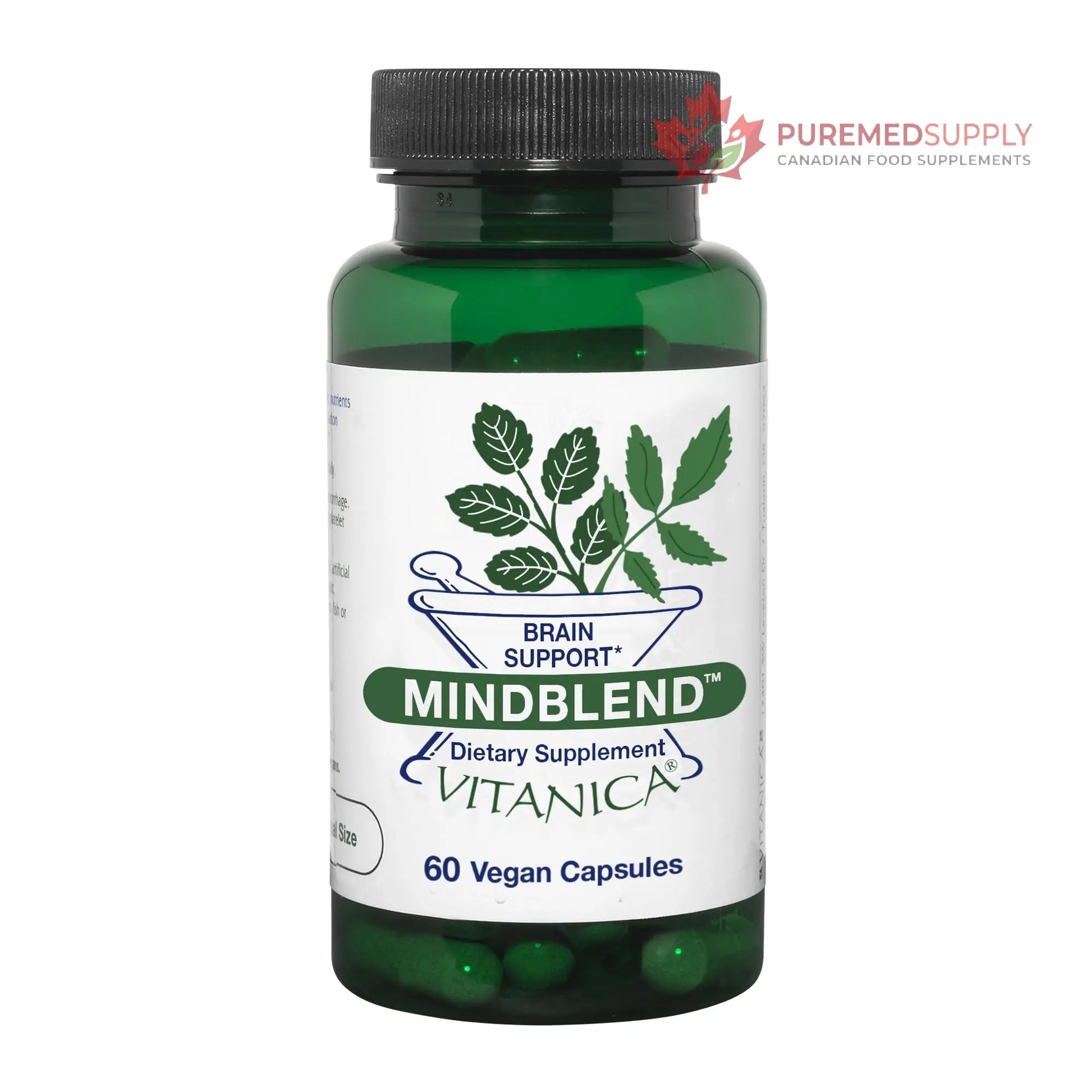 Vitanica MindBlend, Brain Support, Vegan, 60 Capsules Vitanica buy supplements canada