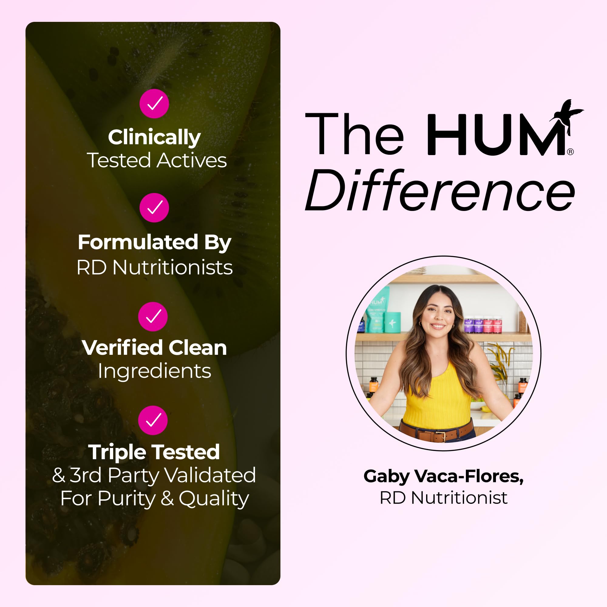 HUM Hair Strong Daily Hair Growth Gummies with Biotin, Zinc, Vitamin B12 to Support Growth, Folic Acid & Vitamin B12 Gummy Vitamins for Healthy Hair Support for Women and Men, 60 Gummies HUM buy supplements canada
