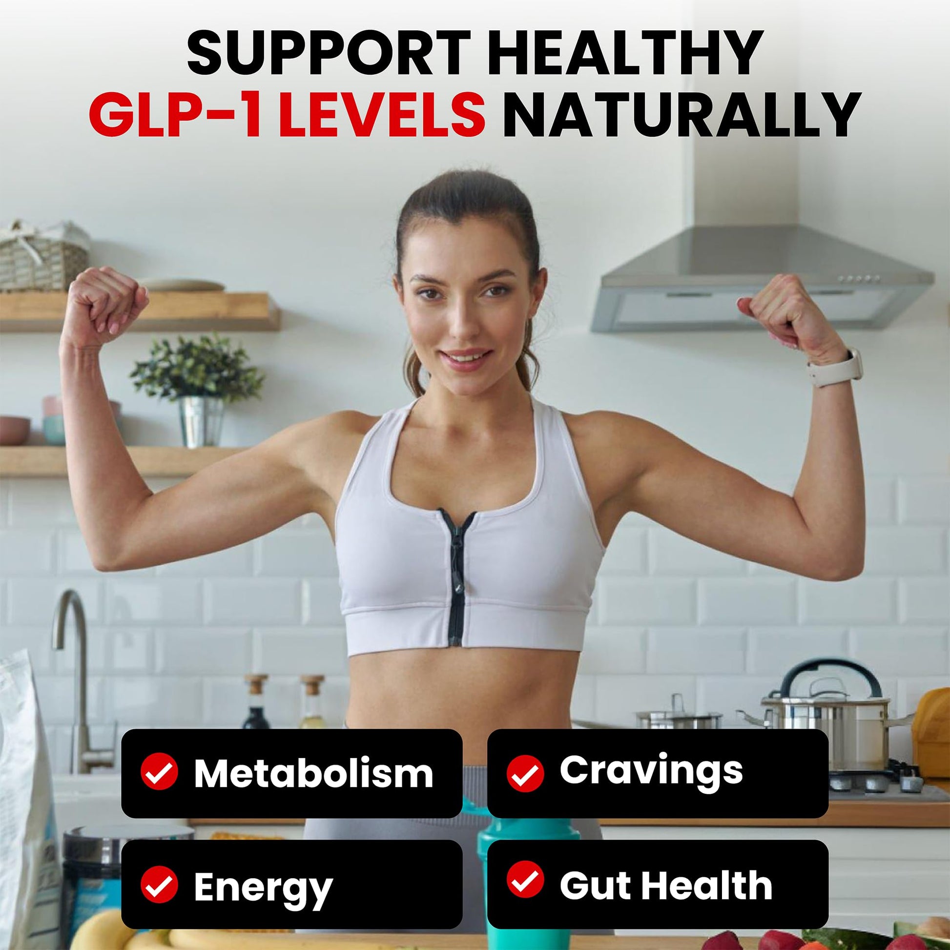 Zenrenu GLP-1 Supplement for Women - Natural Metabolism, Appetite & Craving Support – Super Berberine, Cinnamon,Akkermansia Probiotic,11-in-1 Gut Support - GLP Activate -60 Vegan Caps Zenrenu buy supplements canada