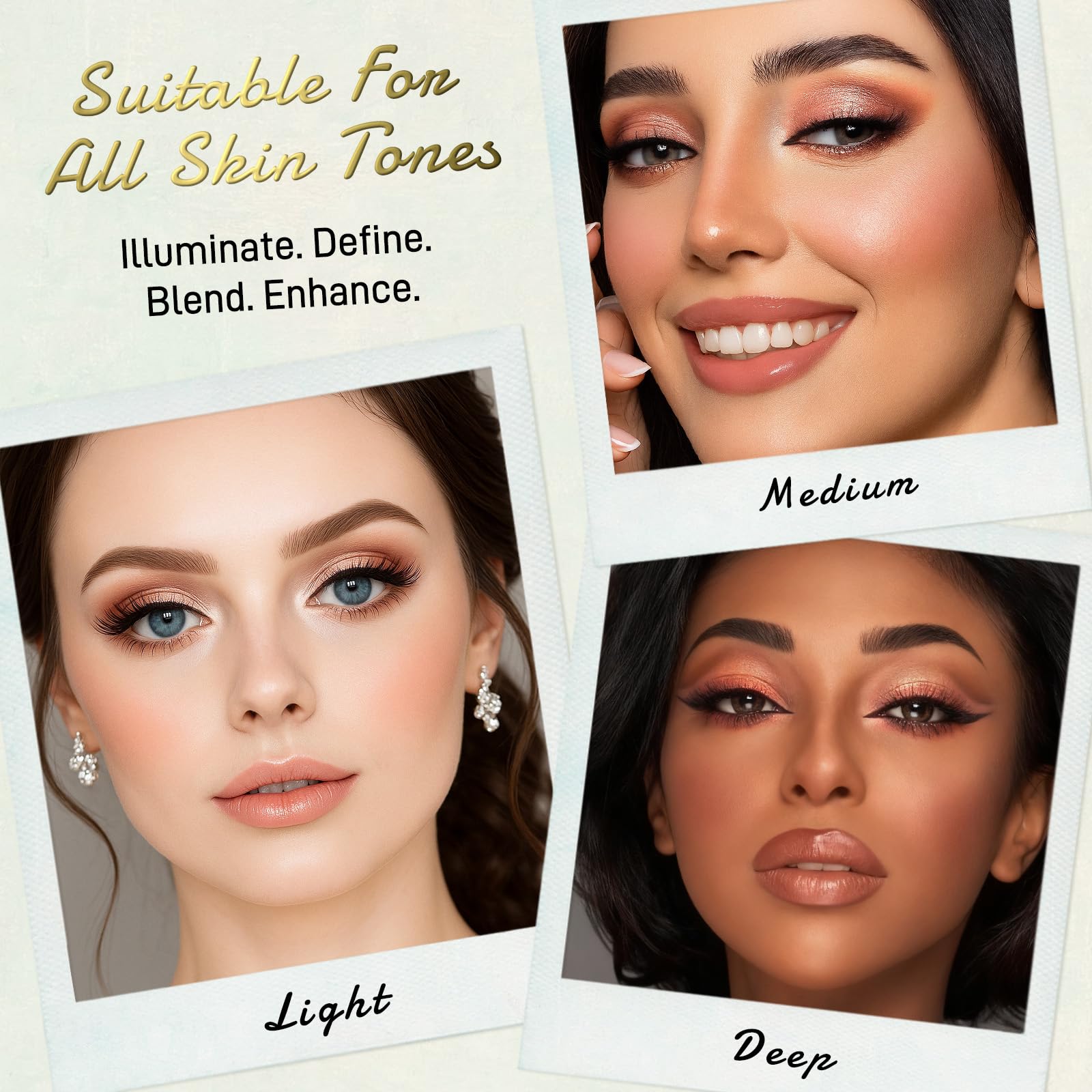 UCANBE Full Size Baked Makeup Palette Set - Include Blush, Bronzer, 8 Eyeshadows & Brushes, Pigmented All-in-One Face & Eye Compact Powder Beauty Holiday Gift Kit for Starter & Pros, Travel Friendly UCANBE buy supplements canada