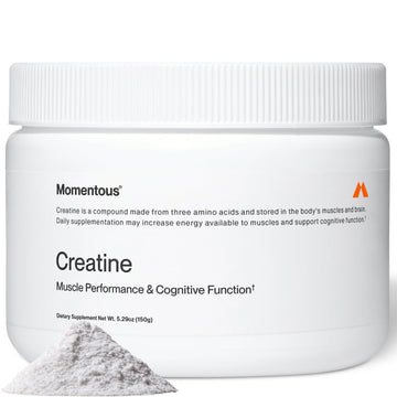 Momentous Creatine Monohydrate Powder - Creatine Powder - Supports Strength, Lean Muscle, & Recovery for Men & Women - NSF Certified for Sport - 5 g per Serving - 30 Servings Momentous buy supplements canada