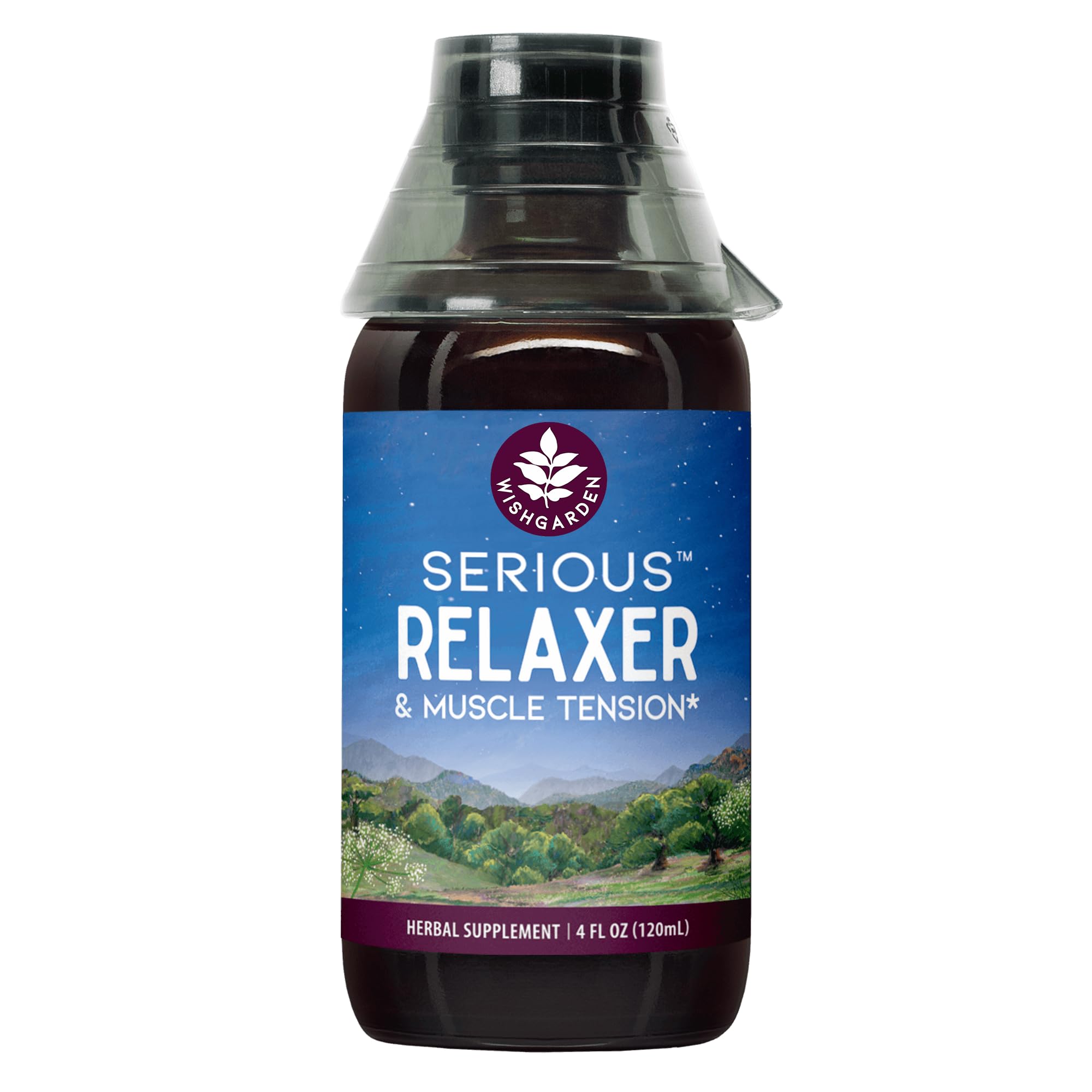 WishGarden Herbs Serious Relaxer, Liquid Herbal Muscle Relaxant with Wild Lettuce & Valerian Root, Eases Neck & Shoulder Tension, Tense Muscles, Muscle Spasms & Restless Legs, Non-GMO, Vegan, 4oz WishGarden buy supplements canada