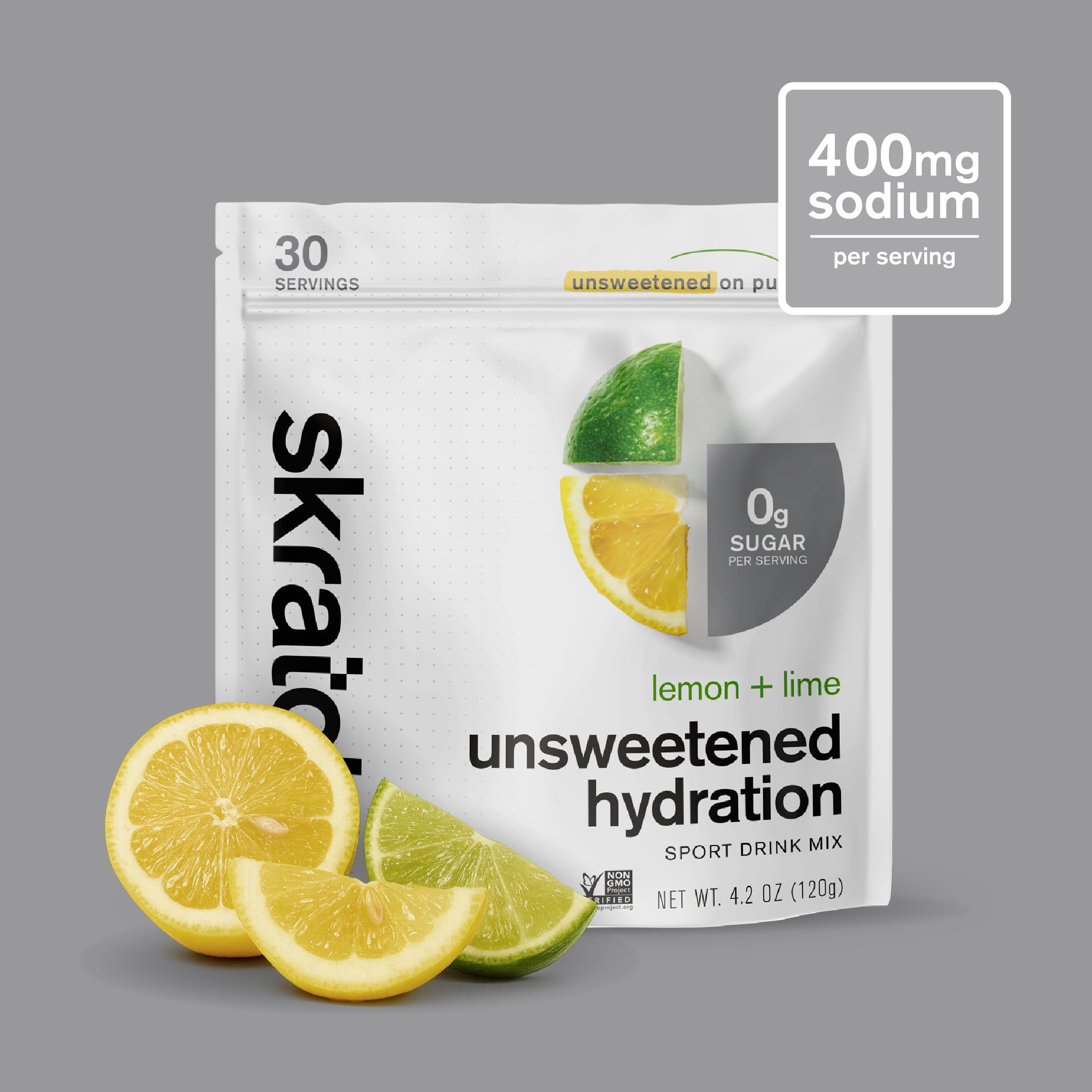 Skratch Labs Unsweetened Hydration Sport Drink Mix | Sugar Free | Electrolytes Booster | Lemon + Lime - 30 Servings | Non-GMO Skratch Labs buy supplements canada
