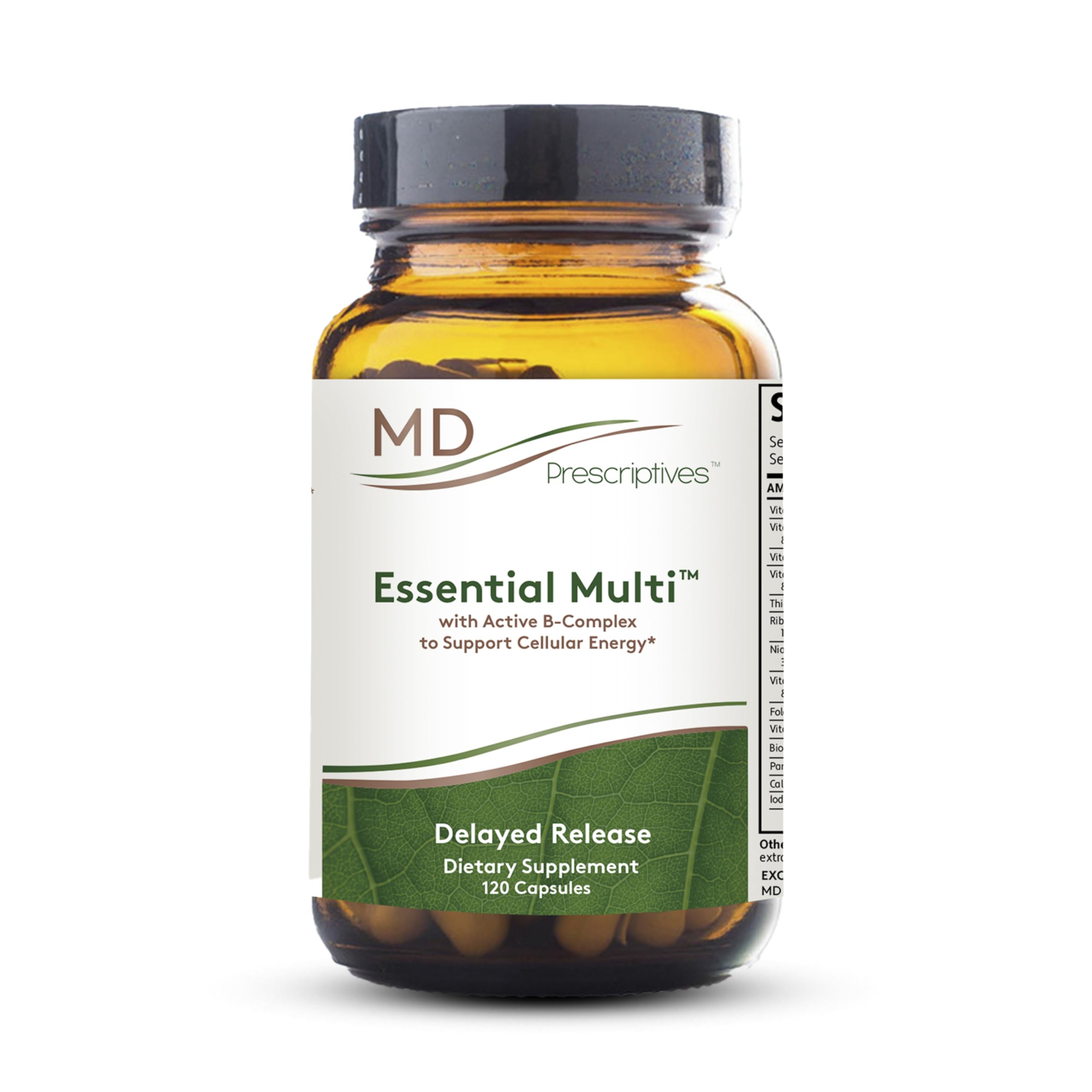 MD Prescriptives - Essential Multi (Delayed Release) - Multivitamin Mineral Complex Supplement for Enhanced Hormone Support - 120 Capsules MD Prescriptives buy supplements canada
