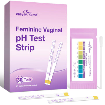 Easy@Home Vaginal pH Test -30 Strips | BV Test Kit at Home for Women | Yeast Infection Test + pH Balance Easy@Home buy supplements canada