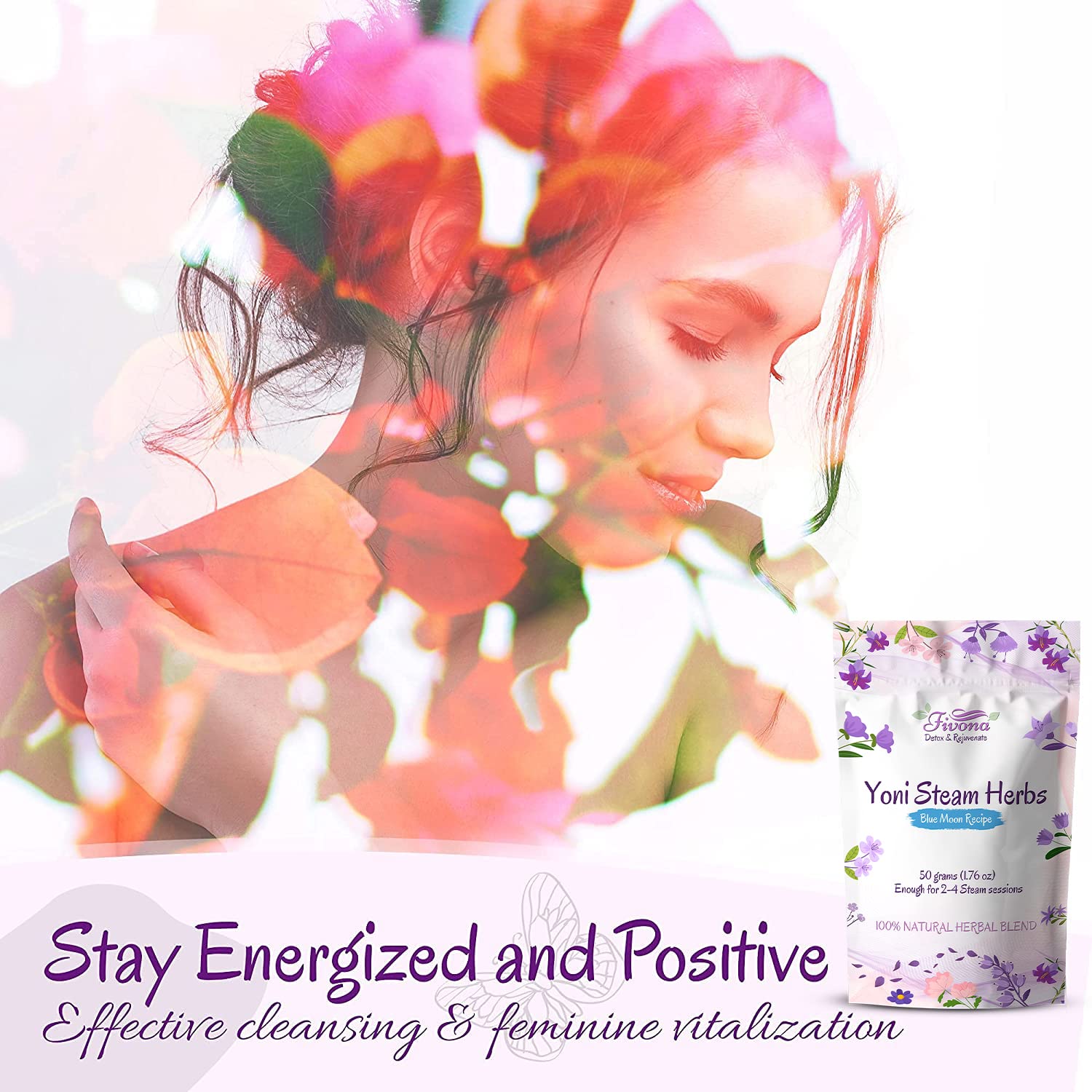FIVONA Yoni Steaming Herbs - For Feminine Use And Rituals - V-Detox, Cleanse, Wash, Odor Control FIVONA buy supplements canada