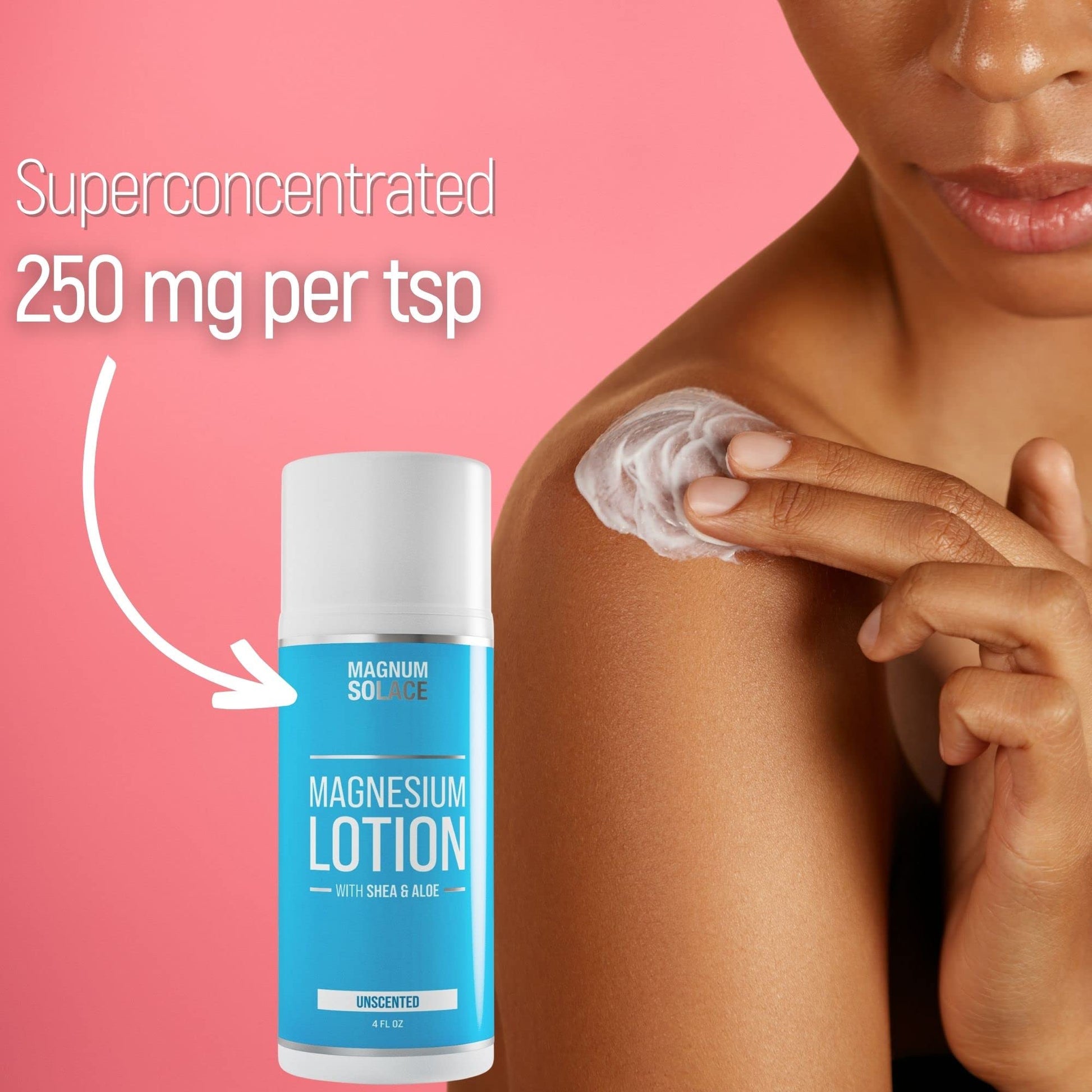 Magnesium Lotion – Super Concentrated – Made with Aloe and Shea – For Leg Cramps, Sore Muscles & Joints, Rejuvenation – Safe for Kids, Made in the USA (Unscented) Magnum Solace buy supplements canada