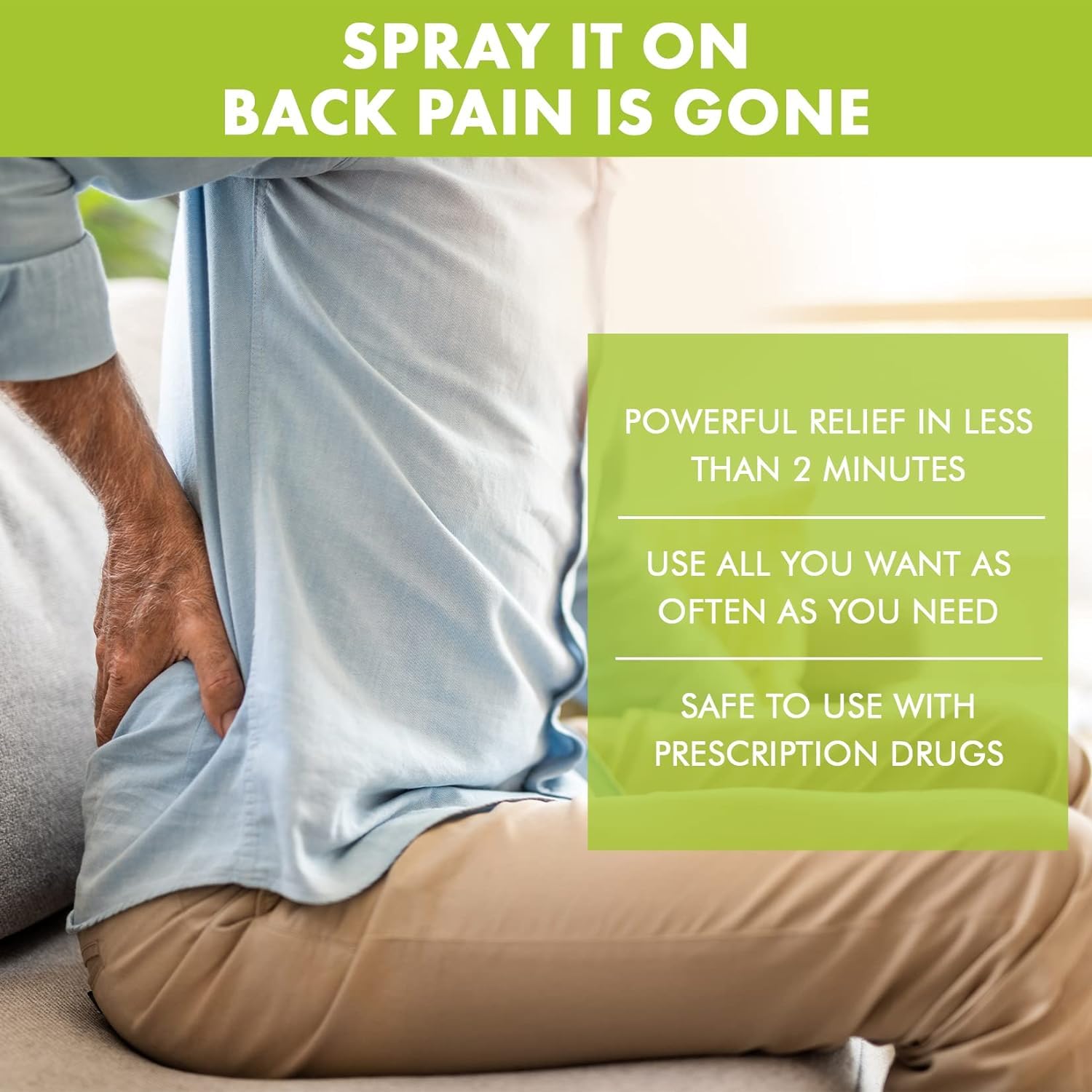Premiere's Pain Spray All-Natural Menthol & Peppermint Oil Herbal Blend for Joint and Nerve Pain, Muscle Soreness, Sprains, Cramps, Sports Injuries, Back Pain & Neck Shoulder Aches - One Pack Premiere's Pain Spray buy supplements canada