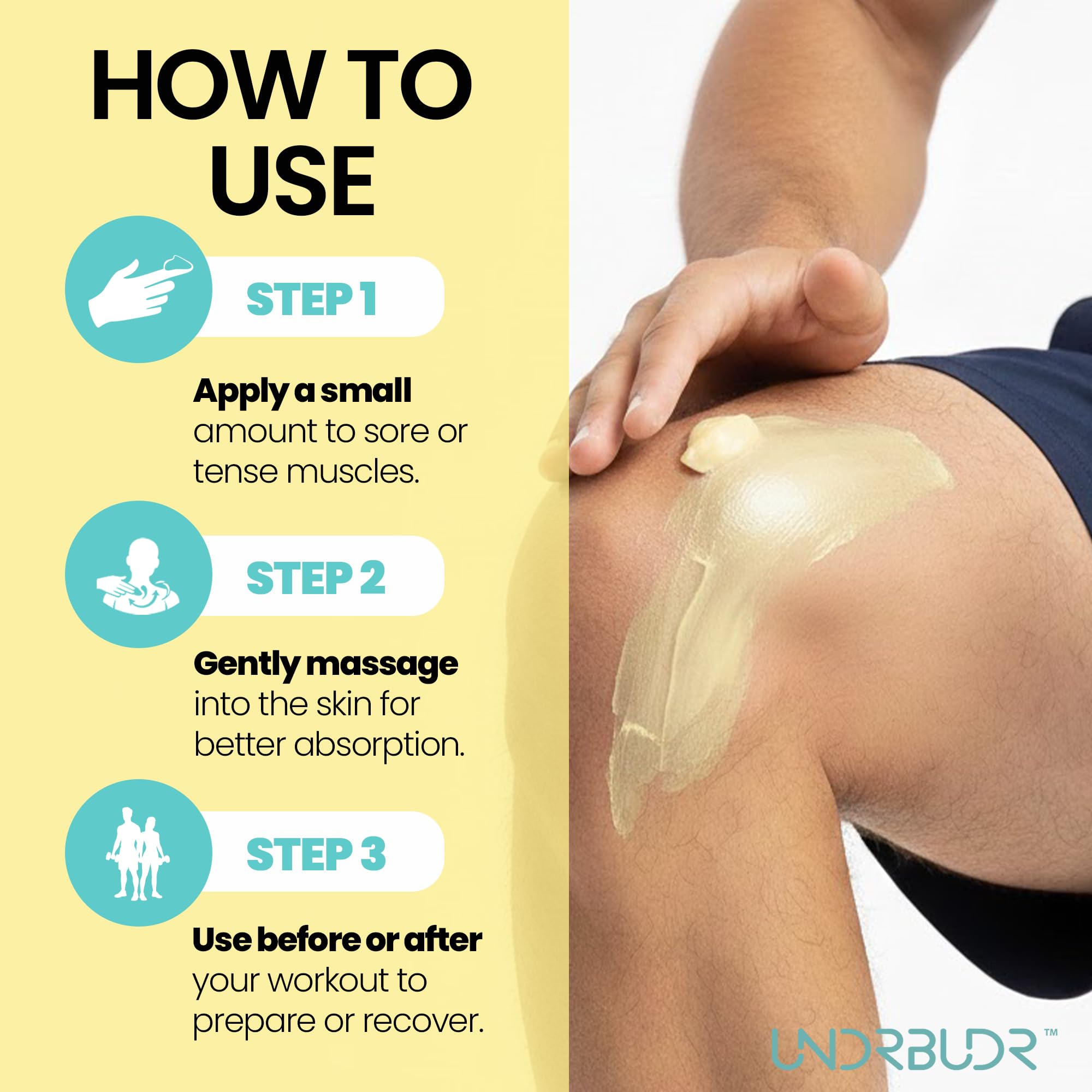 UNDRBUDR Post-Activity Recovery Muscle Rub Salve with Arnica, Comfrey & Essential Oils- Balm for Muscle Soreness, Joint Discomfort & Post-Workout Recovery, Natural Formula for Active Lifestyles (3 oz) UNDRBUDR buy supplements canada