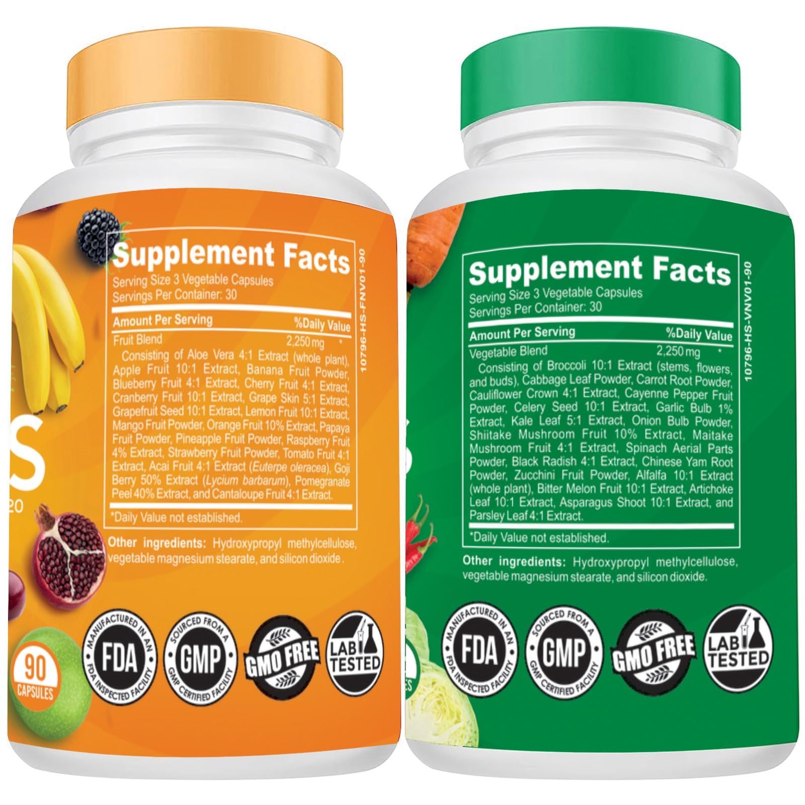 The Vitamin Kitchen Fruit and Veggie Supplements-90 Fruits, 90 Veggies Capsules The Vitamin Kitchen buy supplements canada