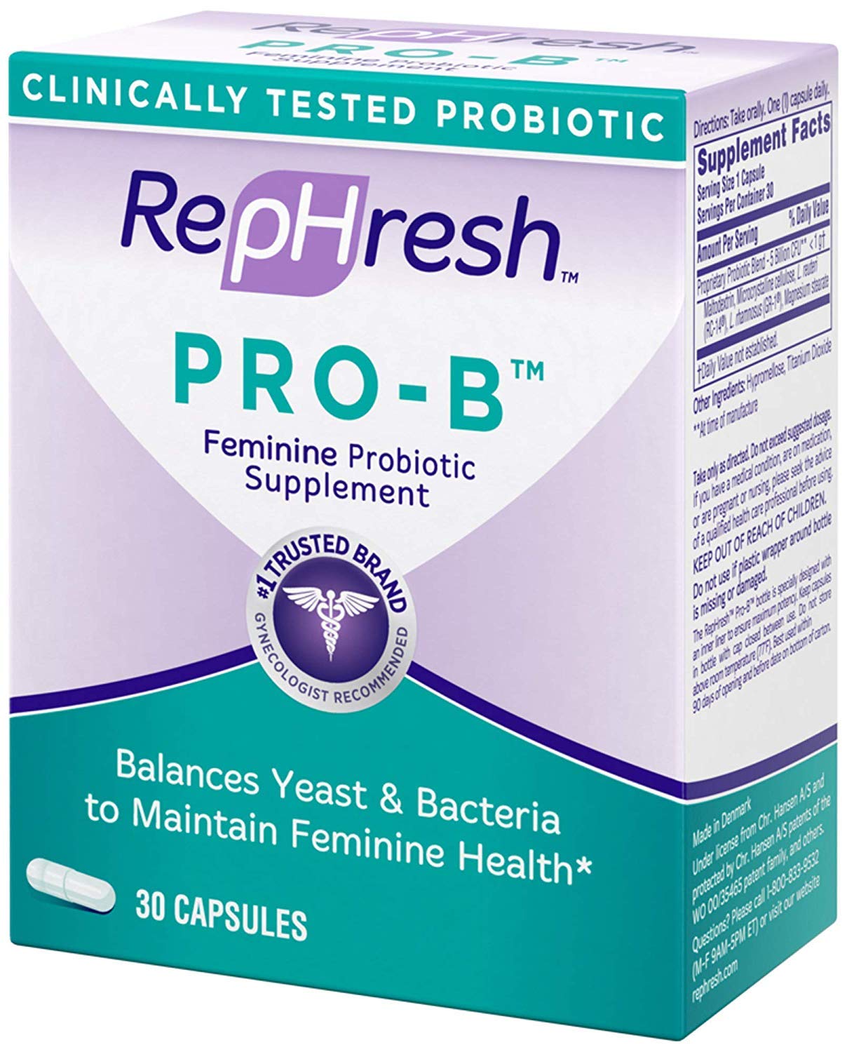 RepHresh Pro-B Probiotic Feminine Supplement Rephresh buy supplements canada
