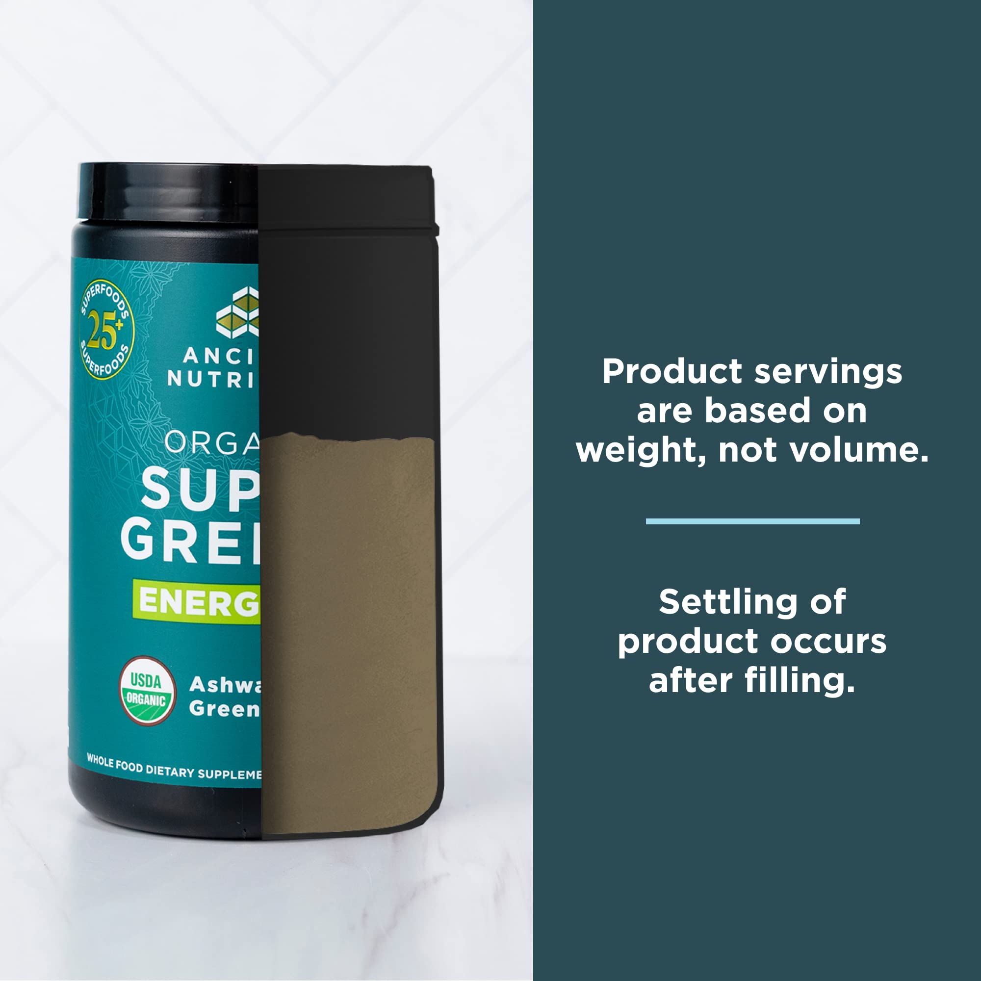 Ancient Nutrition Supergreens Energizer Powder, Organic Superfood Powder with Caffeine Ancient Nutrition buy supplements canada