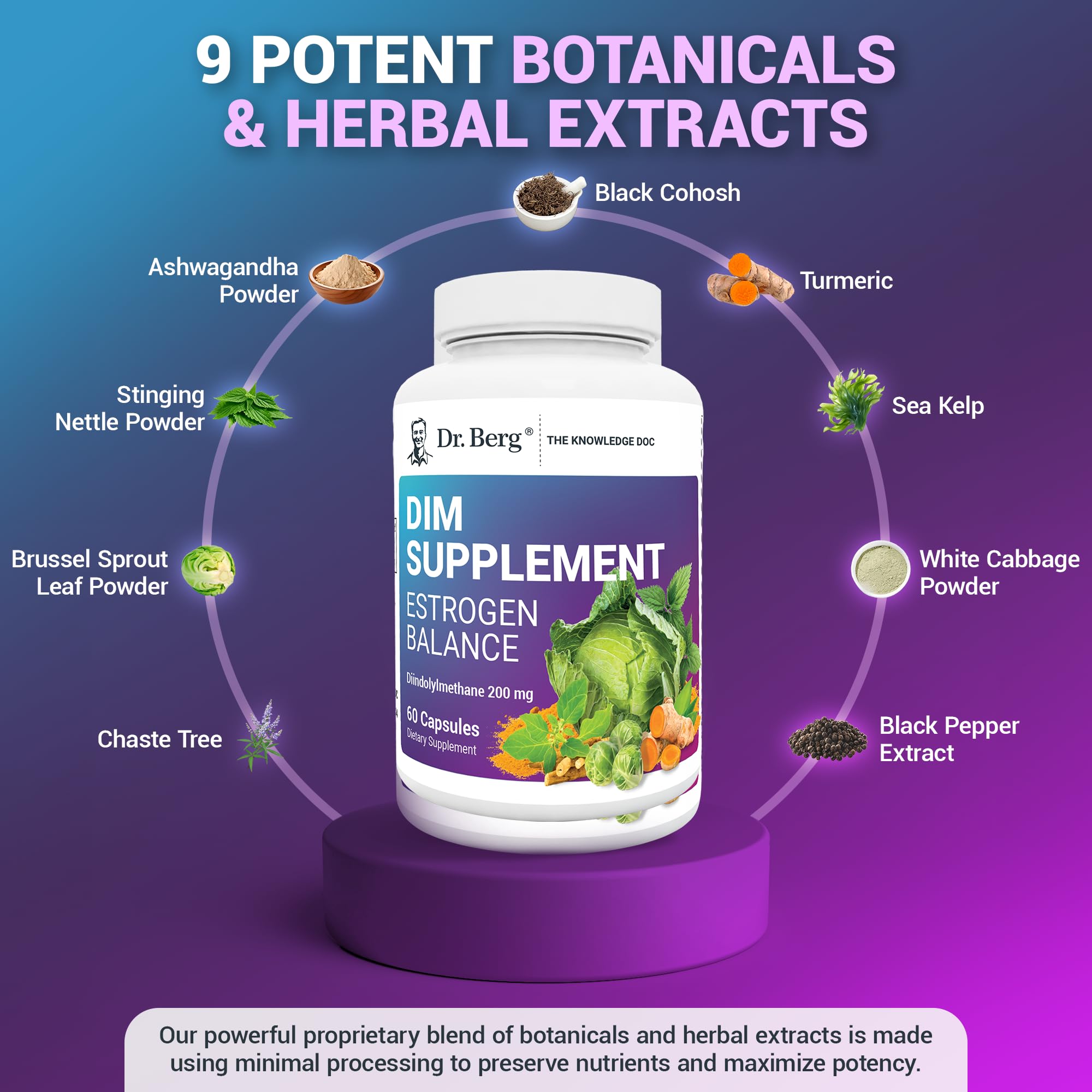 Dr. Berg DIM Supplement Estrogen Balance - Original Estrogen Supplement for Women with Diindolylmethane Dr. Berg Nutritionals buy supplements canada