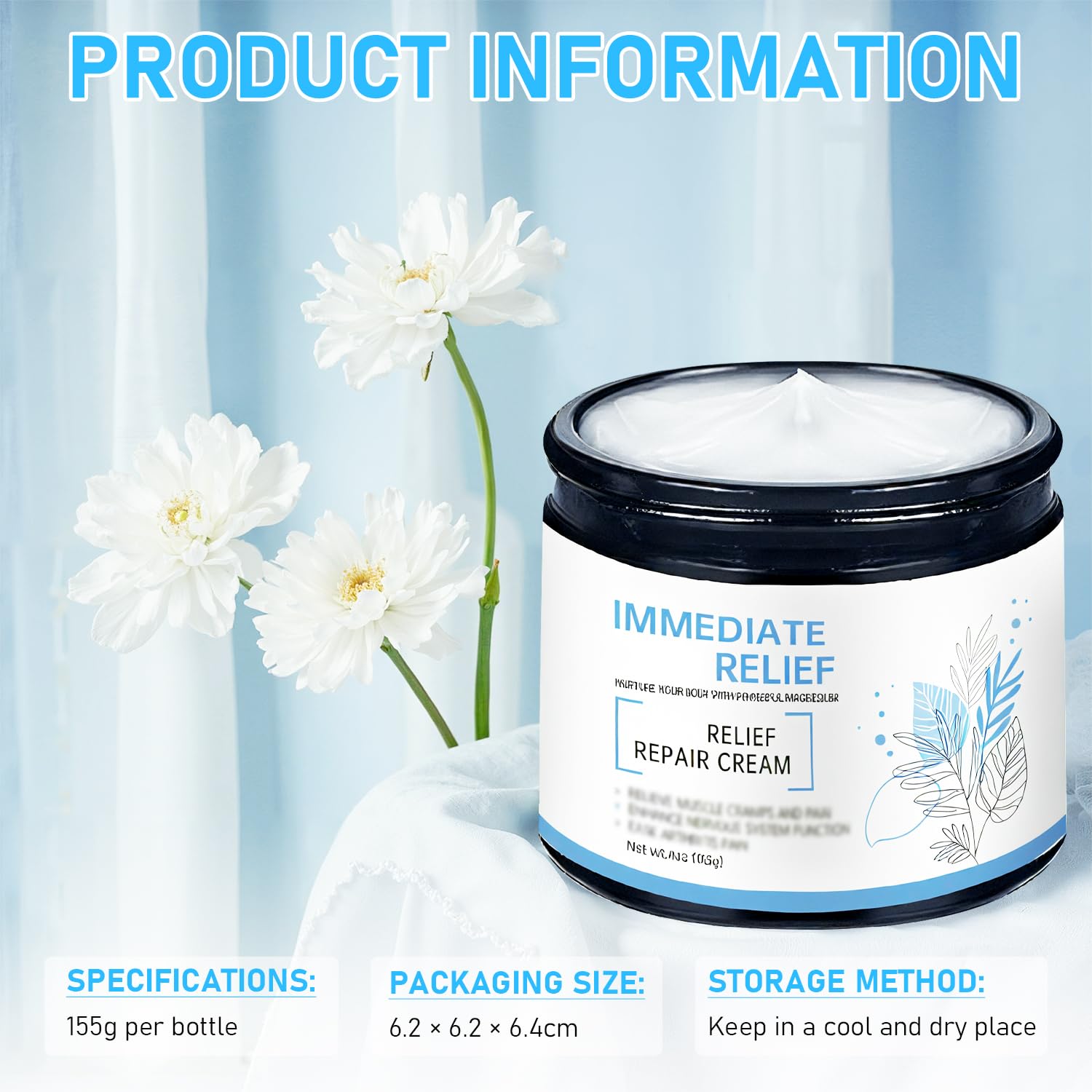 Magnesium Cream, 2025 New Upgraded Magnesium Gel for Back, Neck, Hands, Knees-50g (2 Bottle) Diinou buy supplements canada