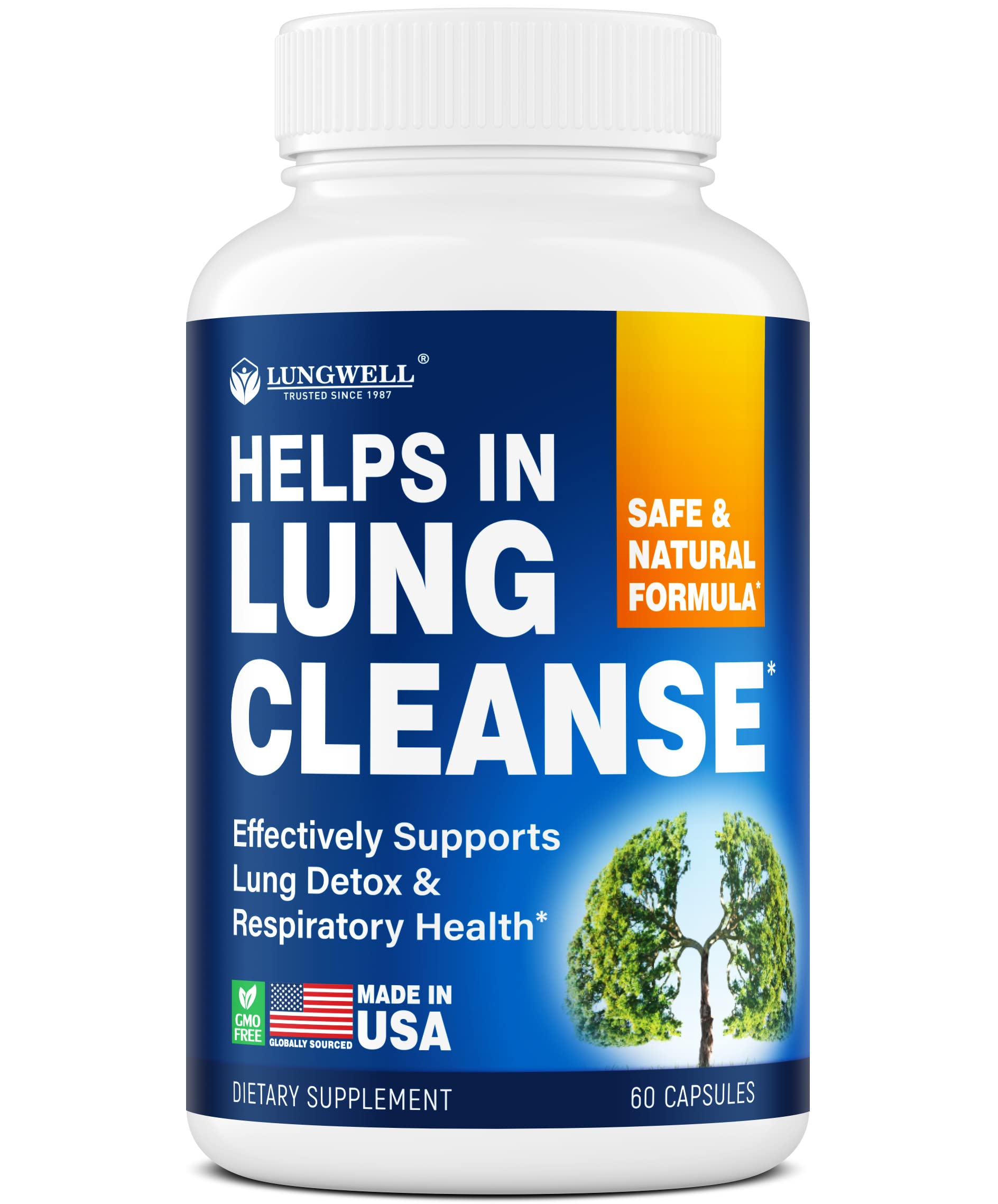 LUNGWELL Quit Smoking Aid - Made in USA - Helps to Clear Lungs & Stop LUNGWELL buy supplements canada